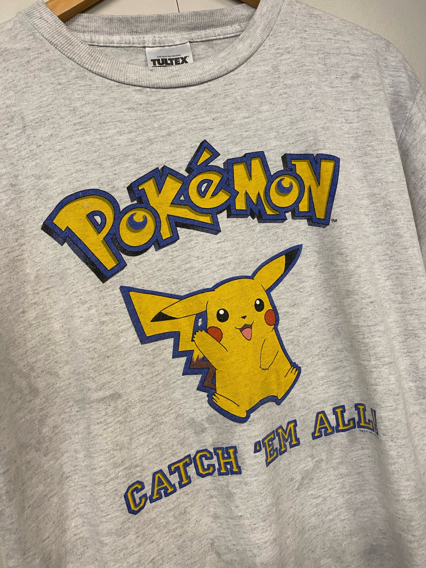 【古着】POKEMON Pikachu Tee Youth-XL