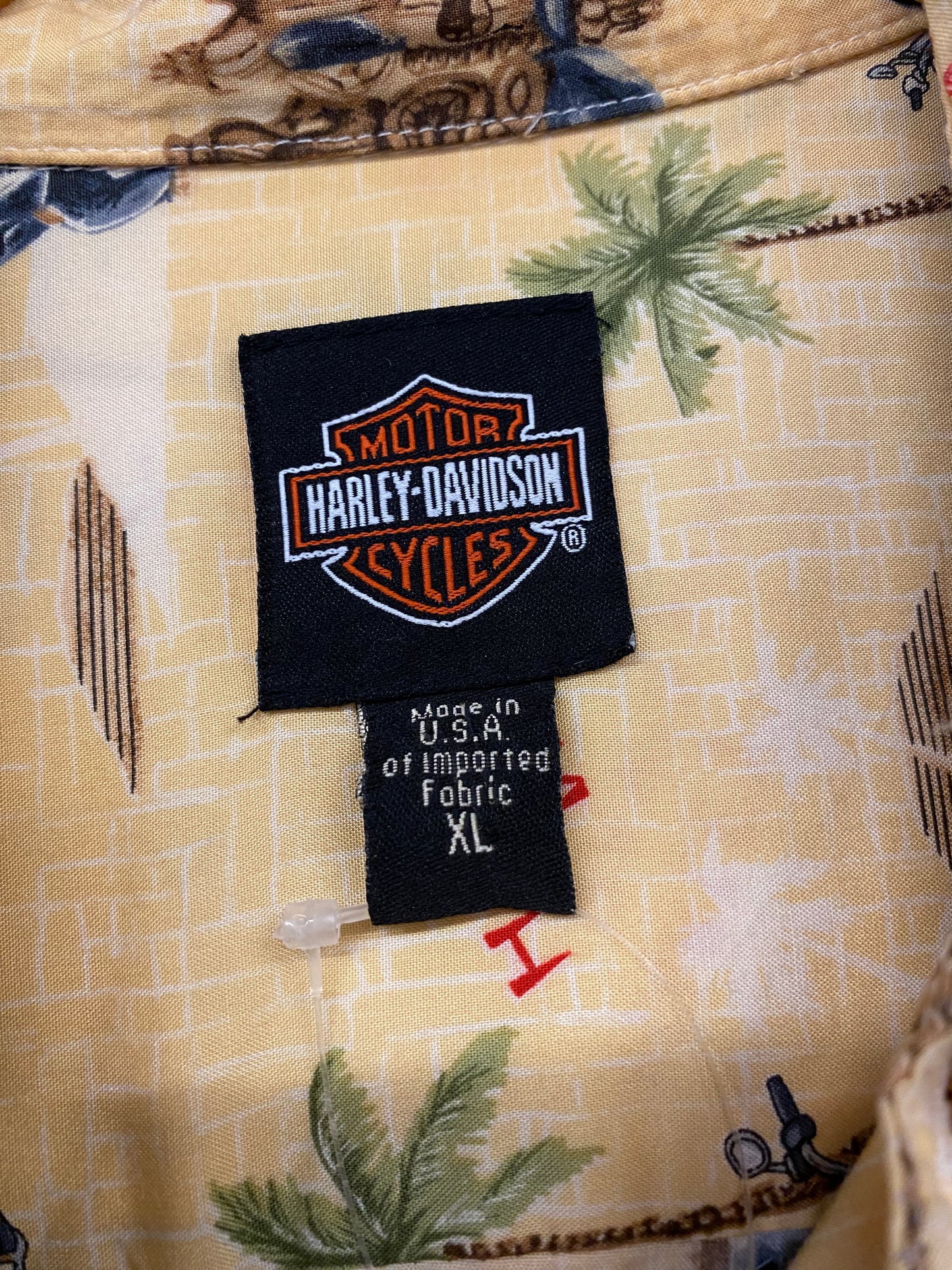 【古着】HARLEY DAVIDSON Aloha Shirt XL