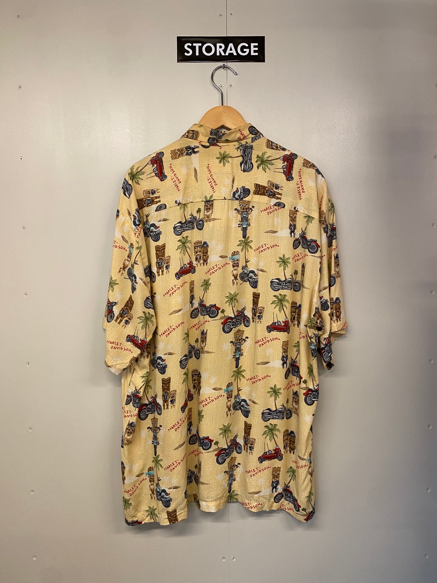 【古着】HARLEY DAVIDSON Aloha Shirt XL