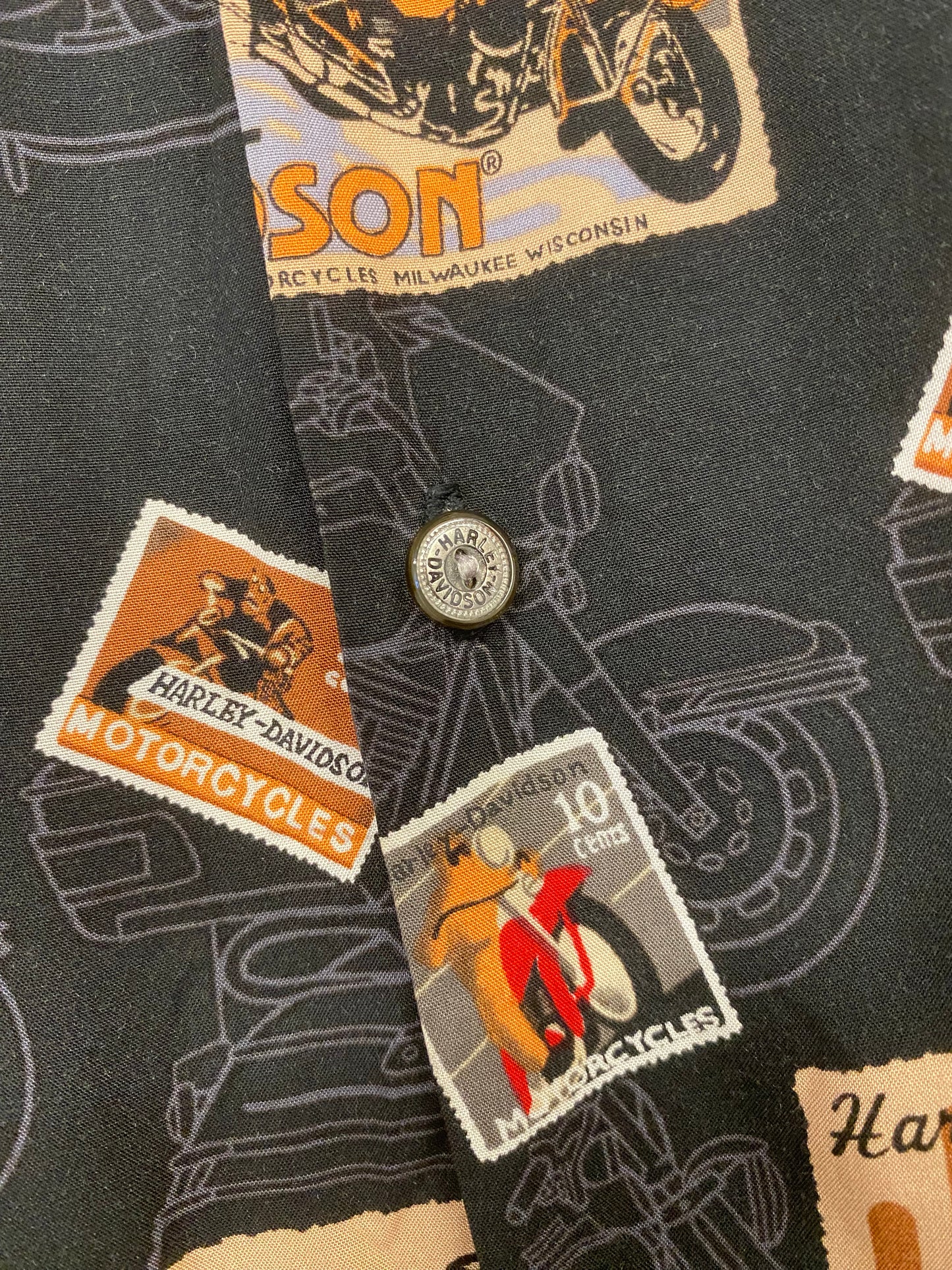 【古着】HARLEY DAVIDSON Aloha Shirt XL