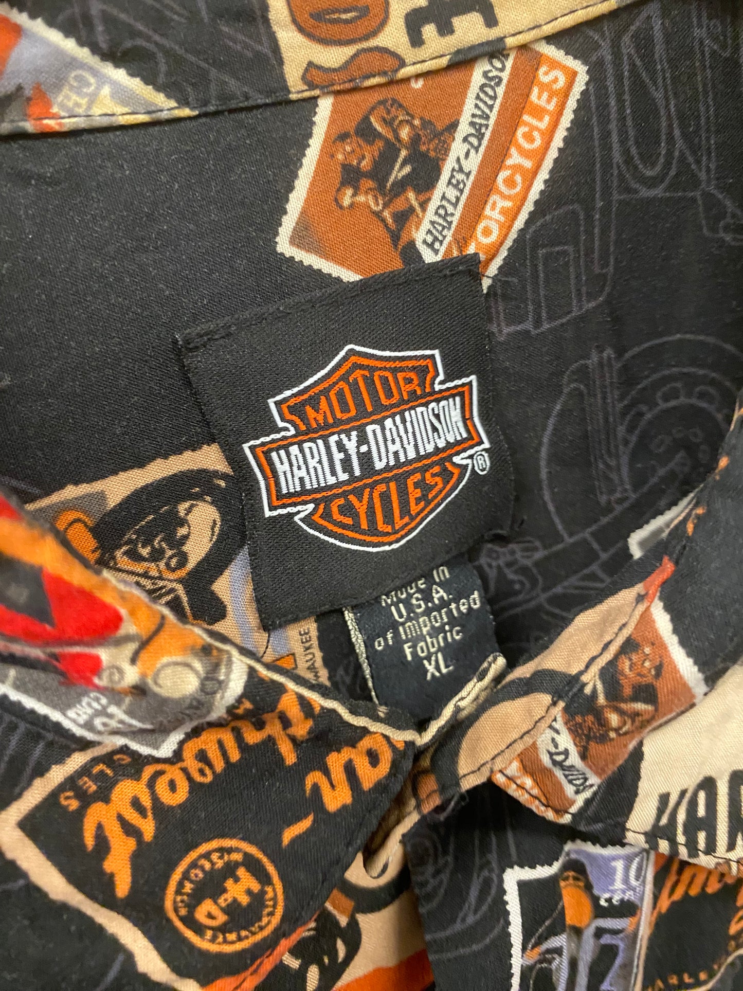 【古着】HARLEY DAVIDSON Aloha Shirt XL