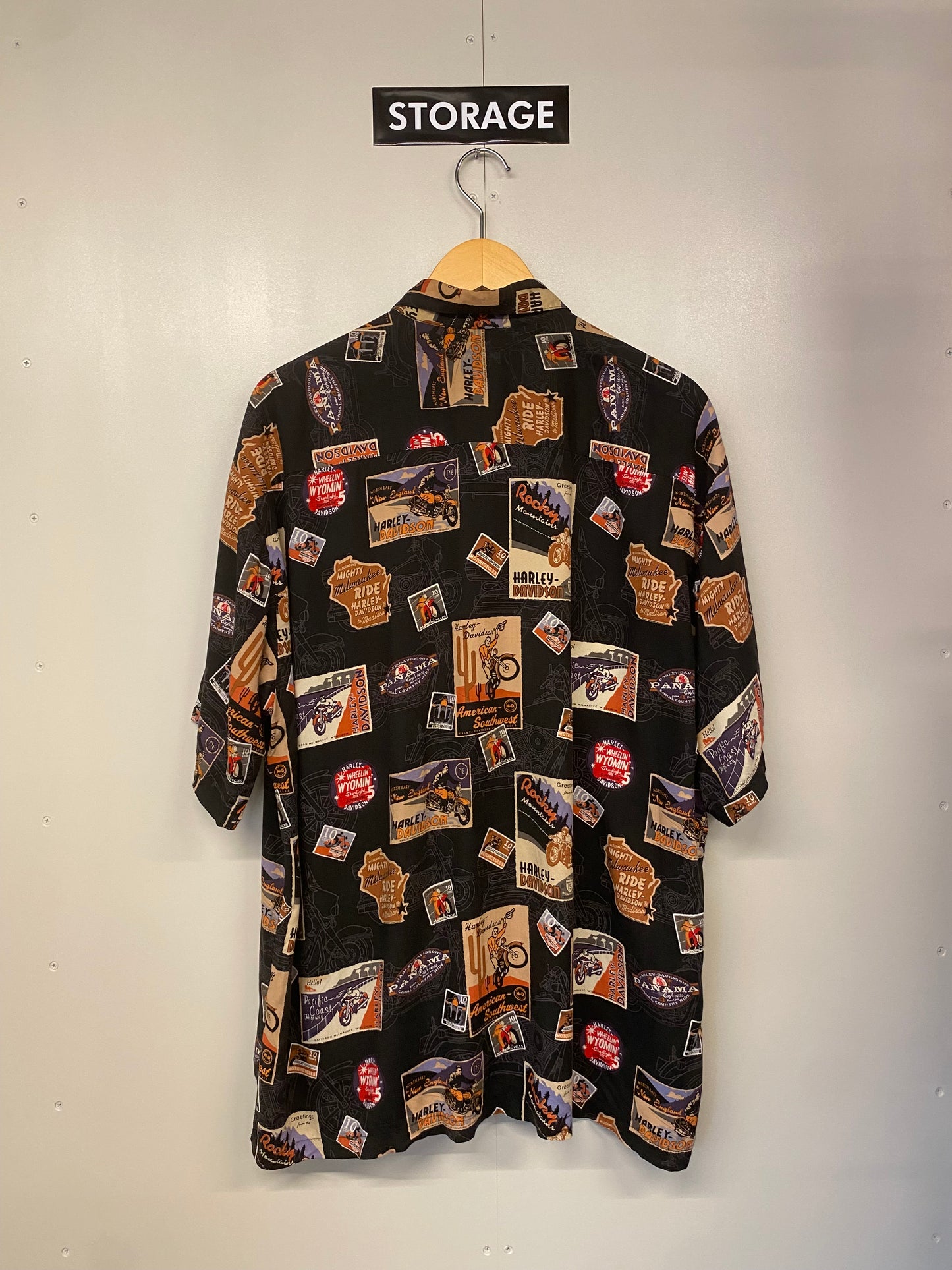 【古着】HARLEY DAVIDSON Aloha Shirt XL