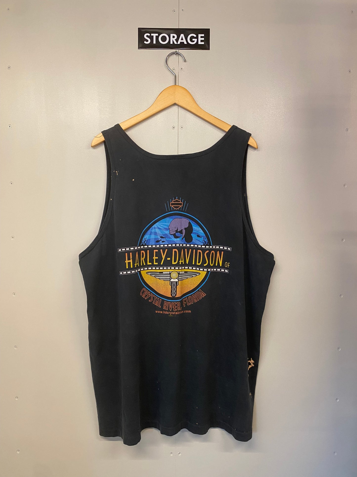 【古着】HARLEY DAVIDSON Tank top 2X