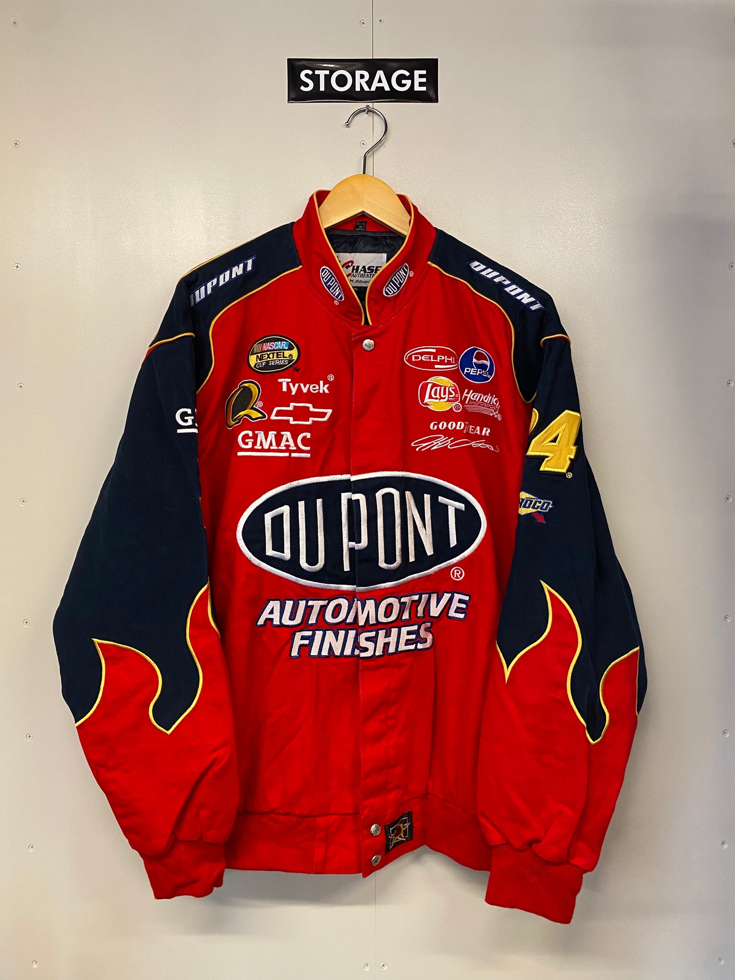 【古着】RACING Jacket DU PONT XL