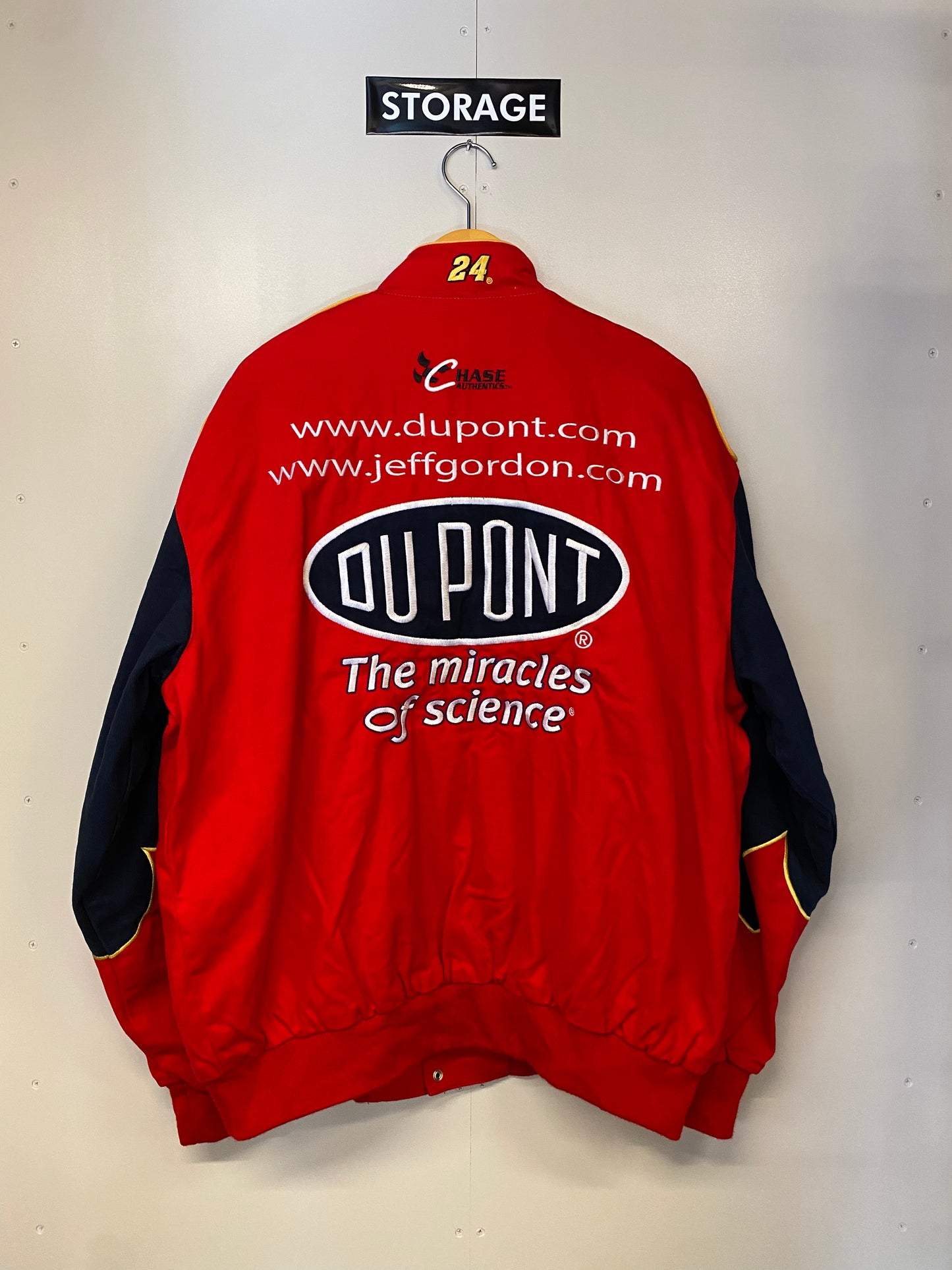 【古着】RACING Jacket DU PONT XL