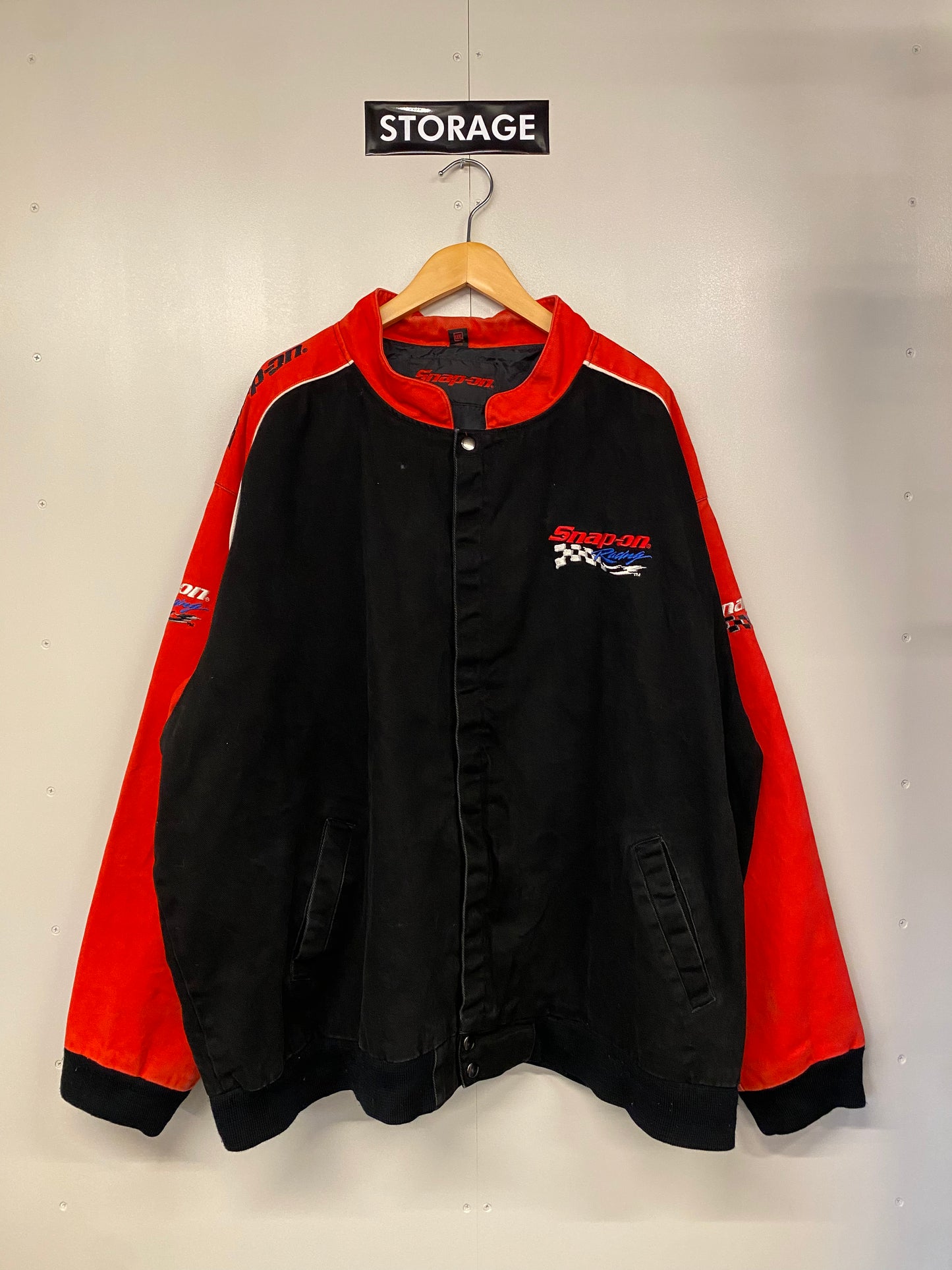 【古着】RACING Jacket Snap-on XXXL