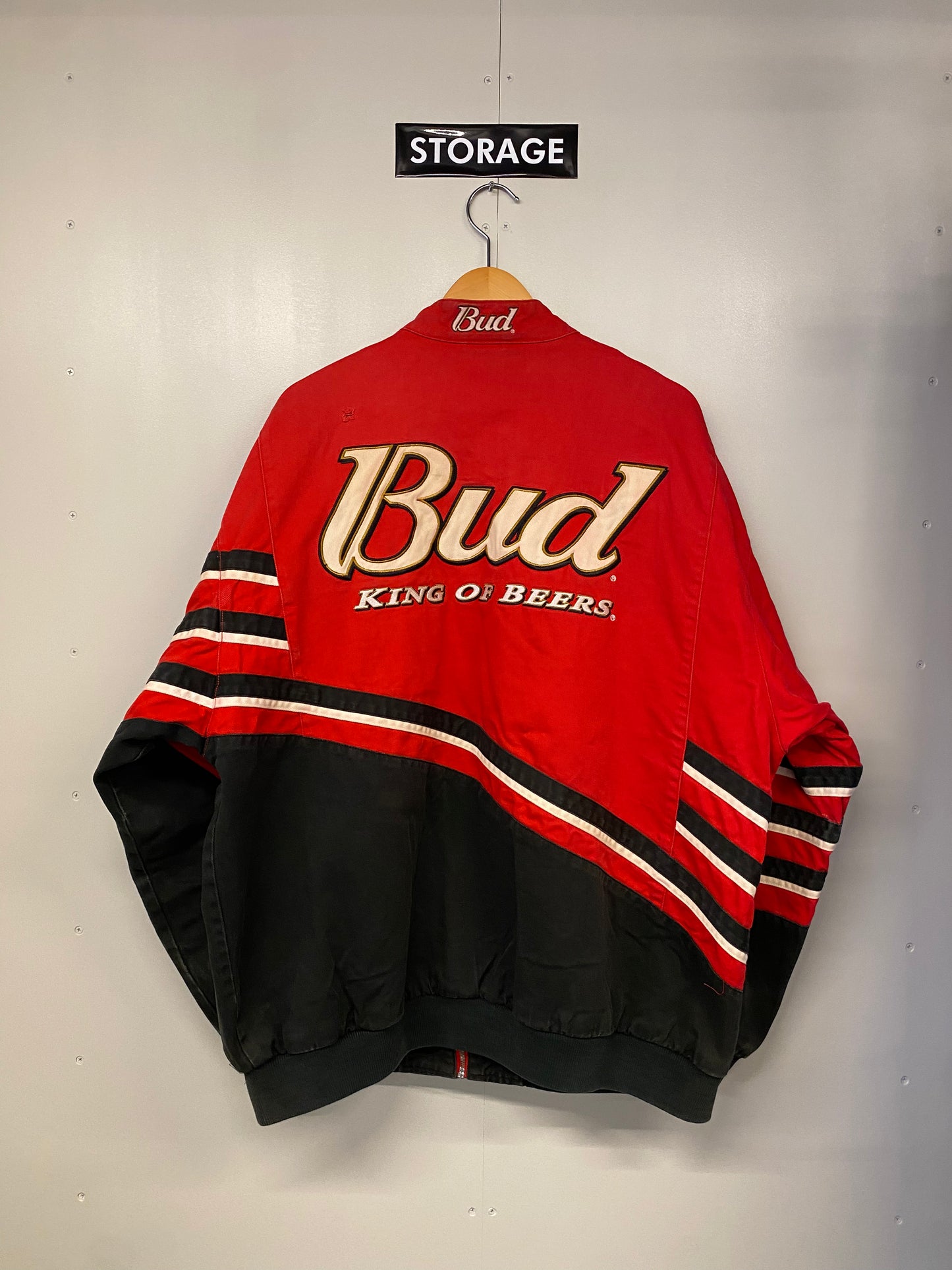 【古着】RACING Jacket Budweiser XL