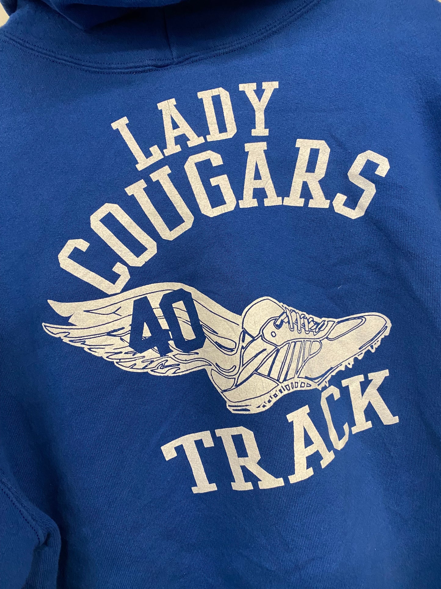 【古着】Lady Cougars Track Foodie Sweat Shirt 90s L
