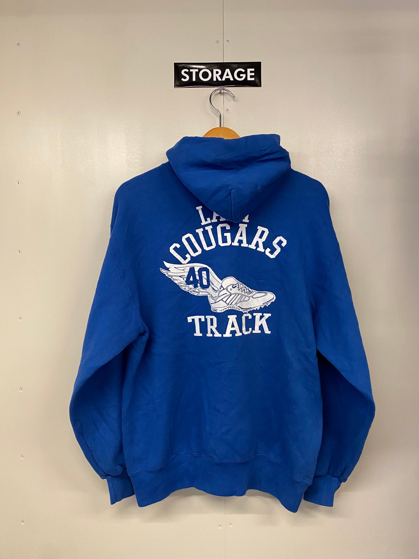 【古着】Lady Cougars Track Foodie Sweat Shirt 90s L