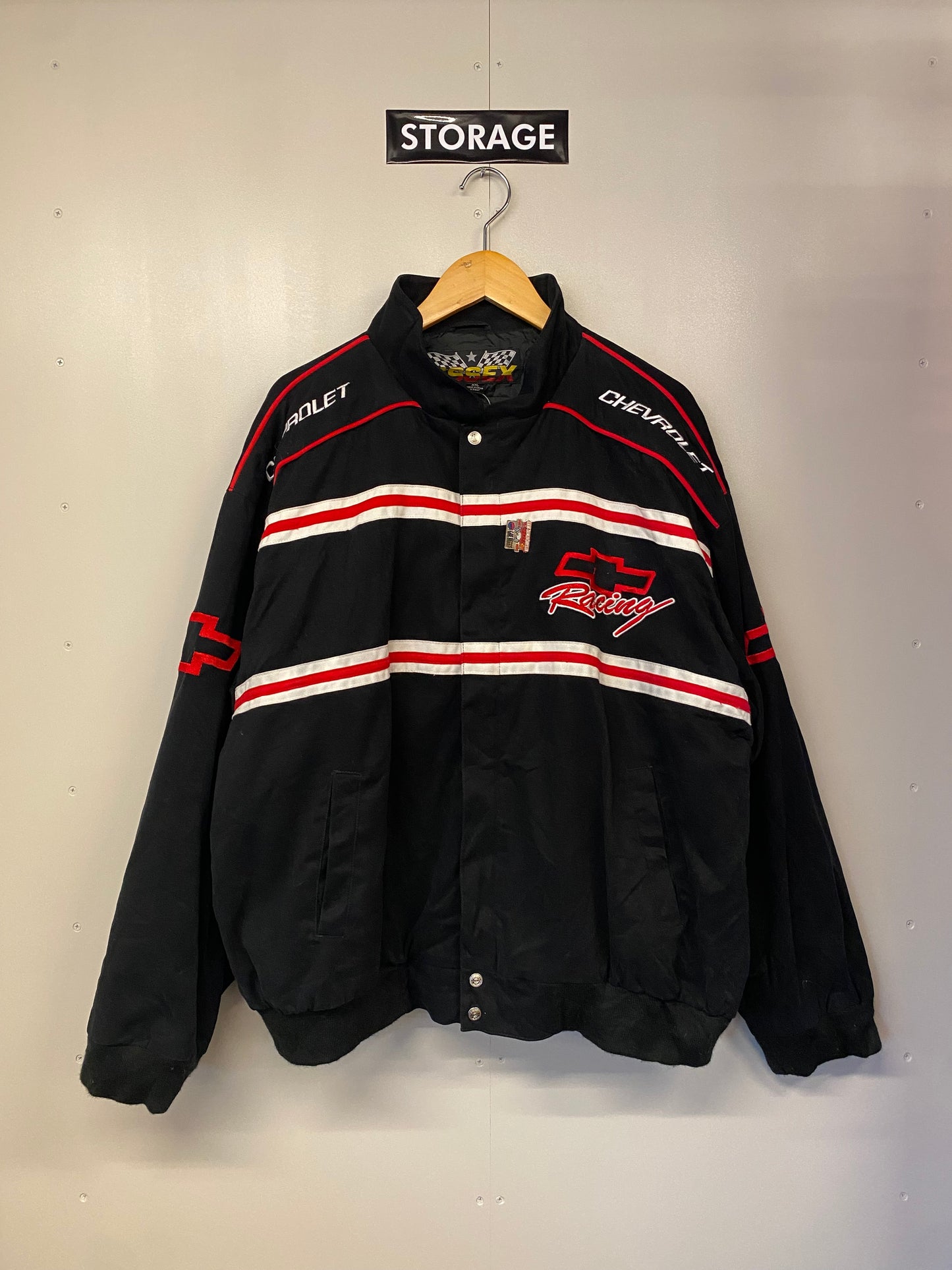 【古着】RACING Jacket CHEVROLET XXL