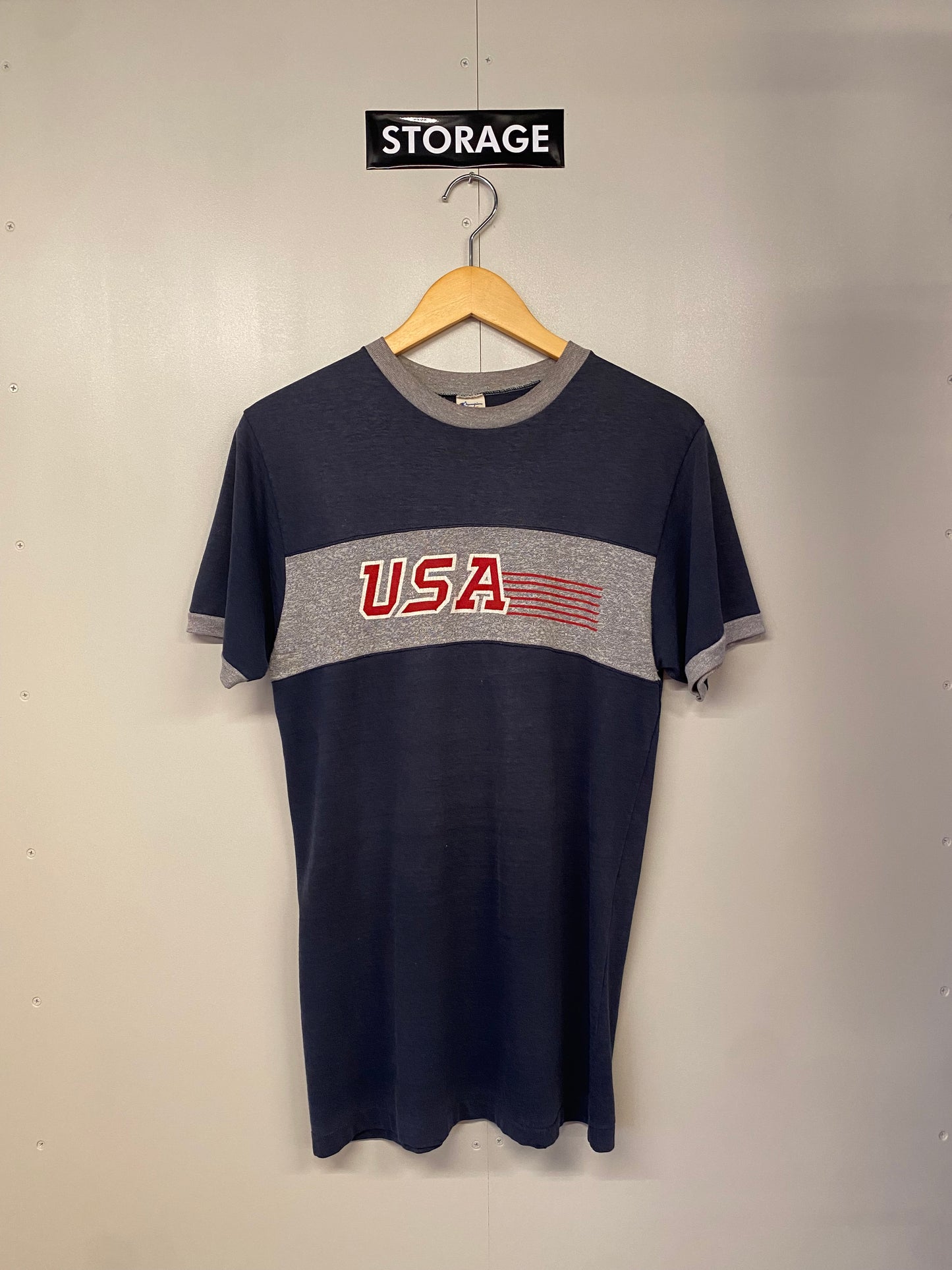 【古着】Champion RINGER Tee 80s L