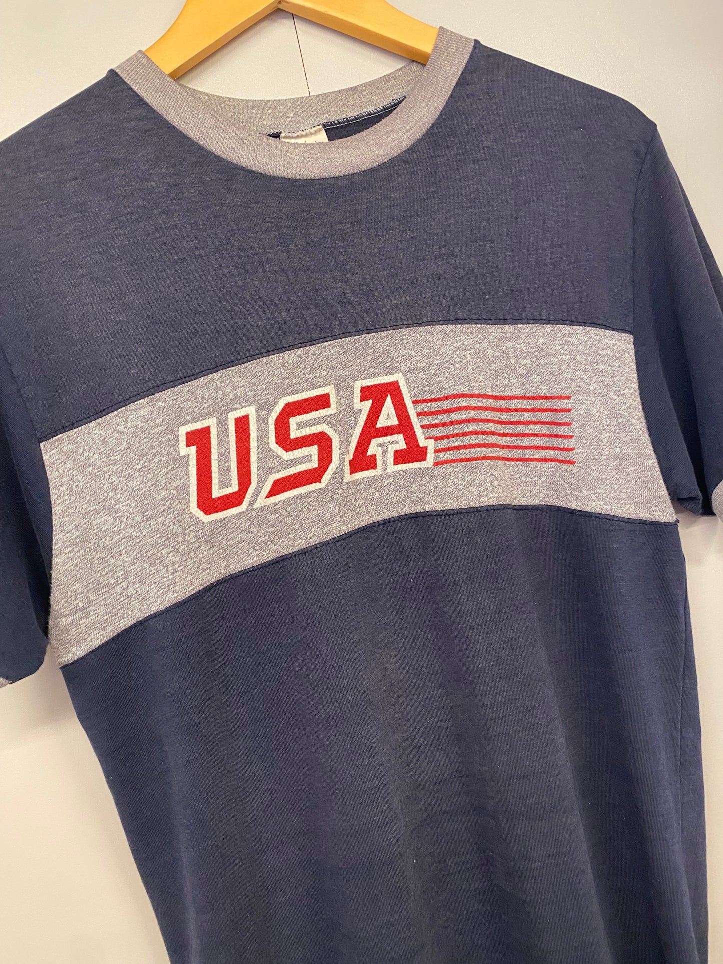 【古着】Champion RINGER Tee 80s L