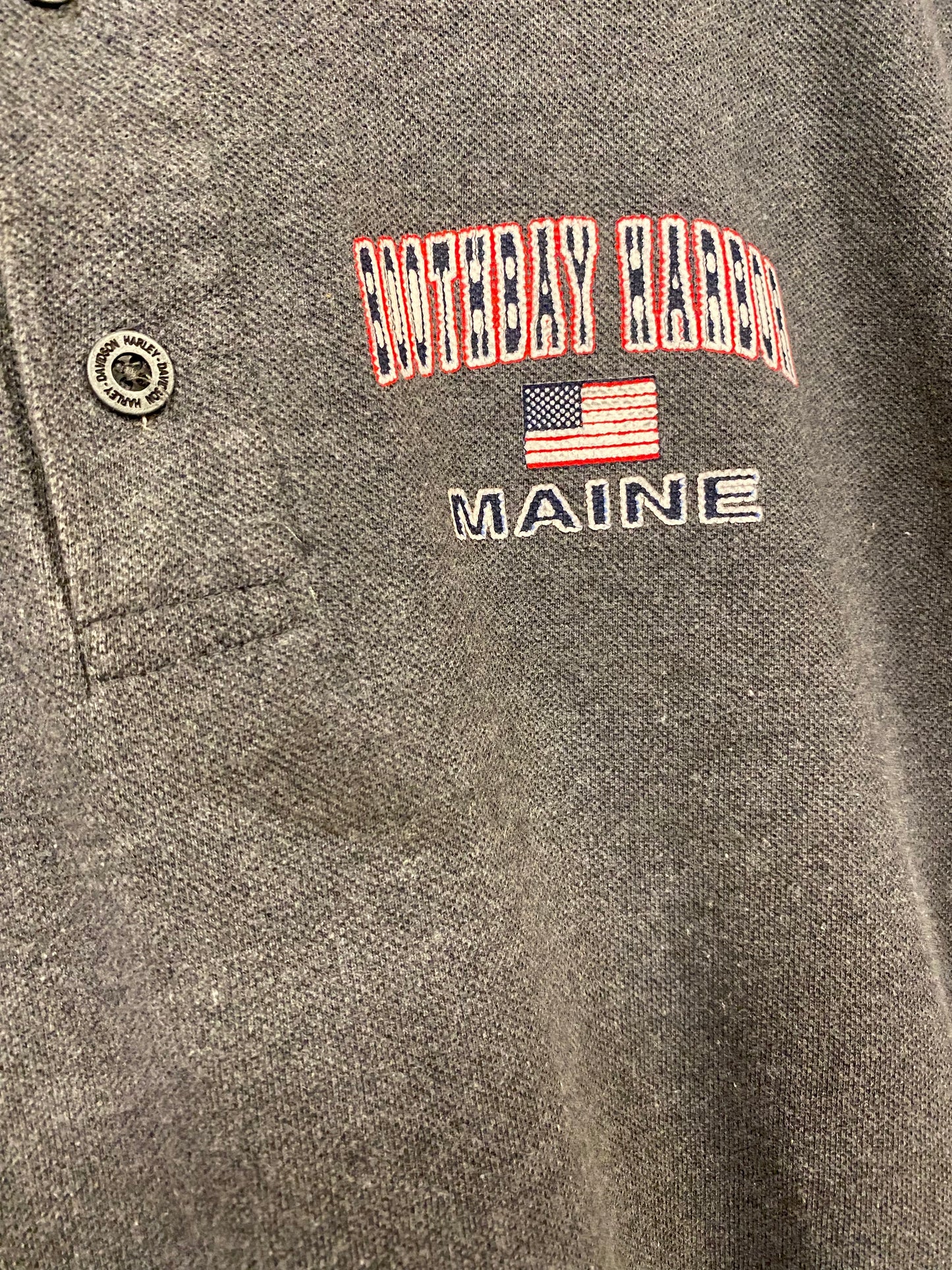 【古着】HARLEY DAVIDSON Polo Shirt M