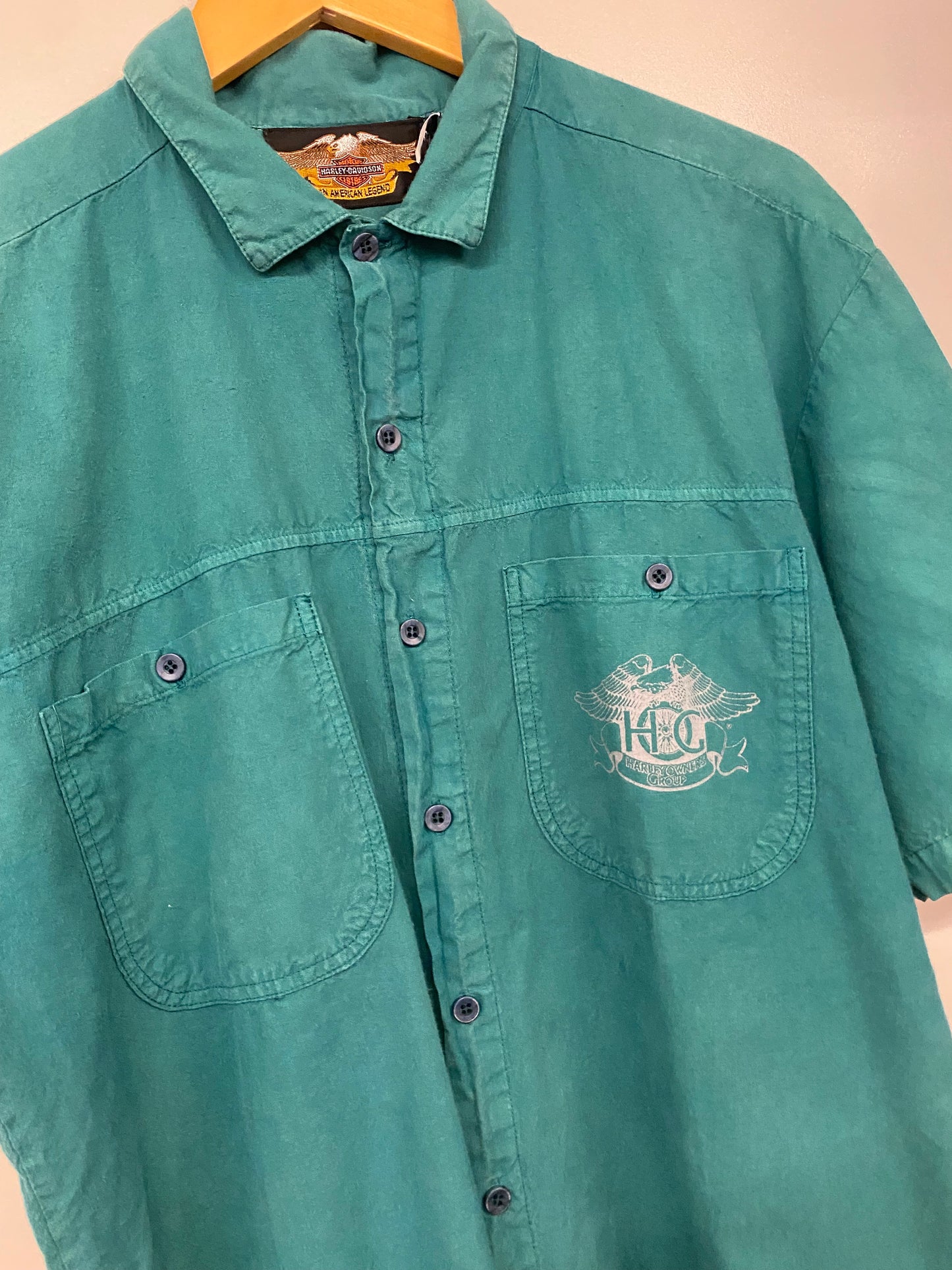 【古着】HARLEY DAVIDSON Cotton Shirt S