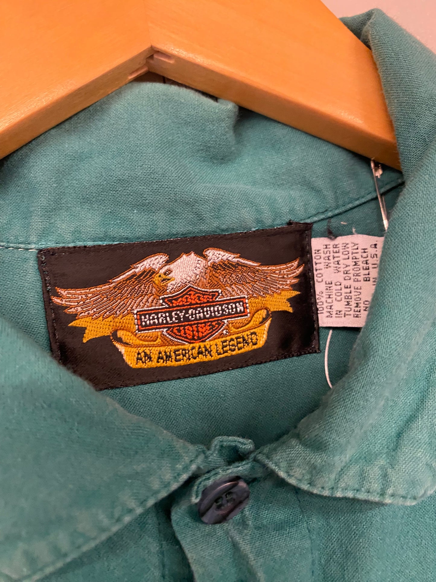 【古着】HARLEY DAVIDSON Cotton Shirt S