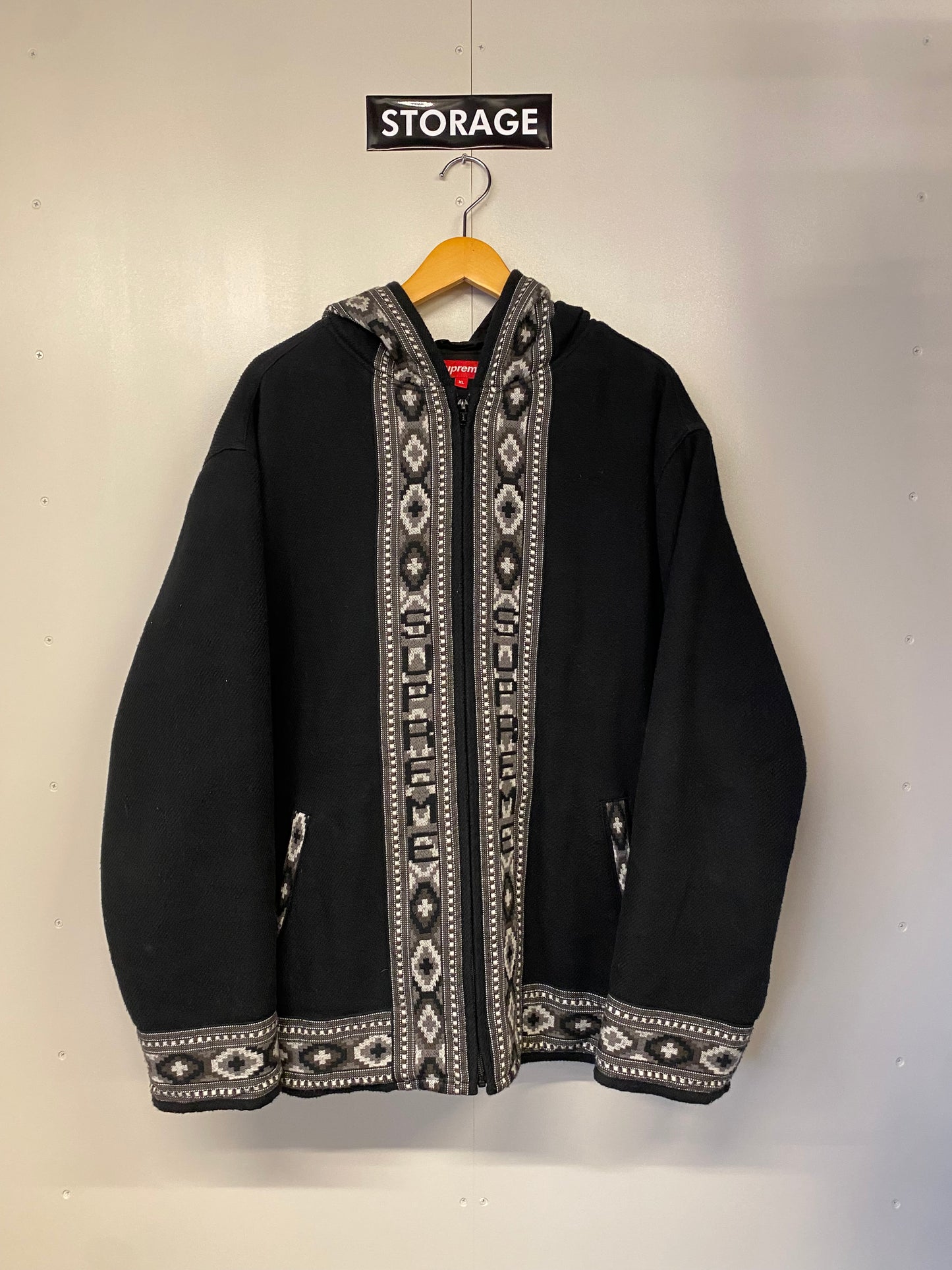 【中古】20ss Supreme Woven hooded Jacket XL