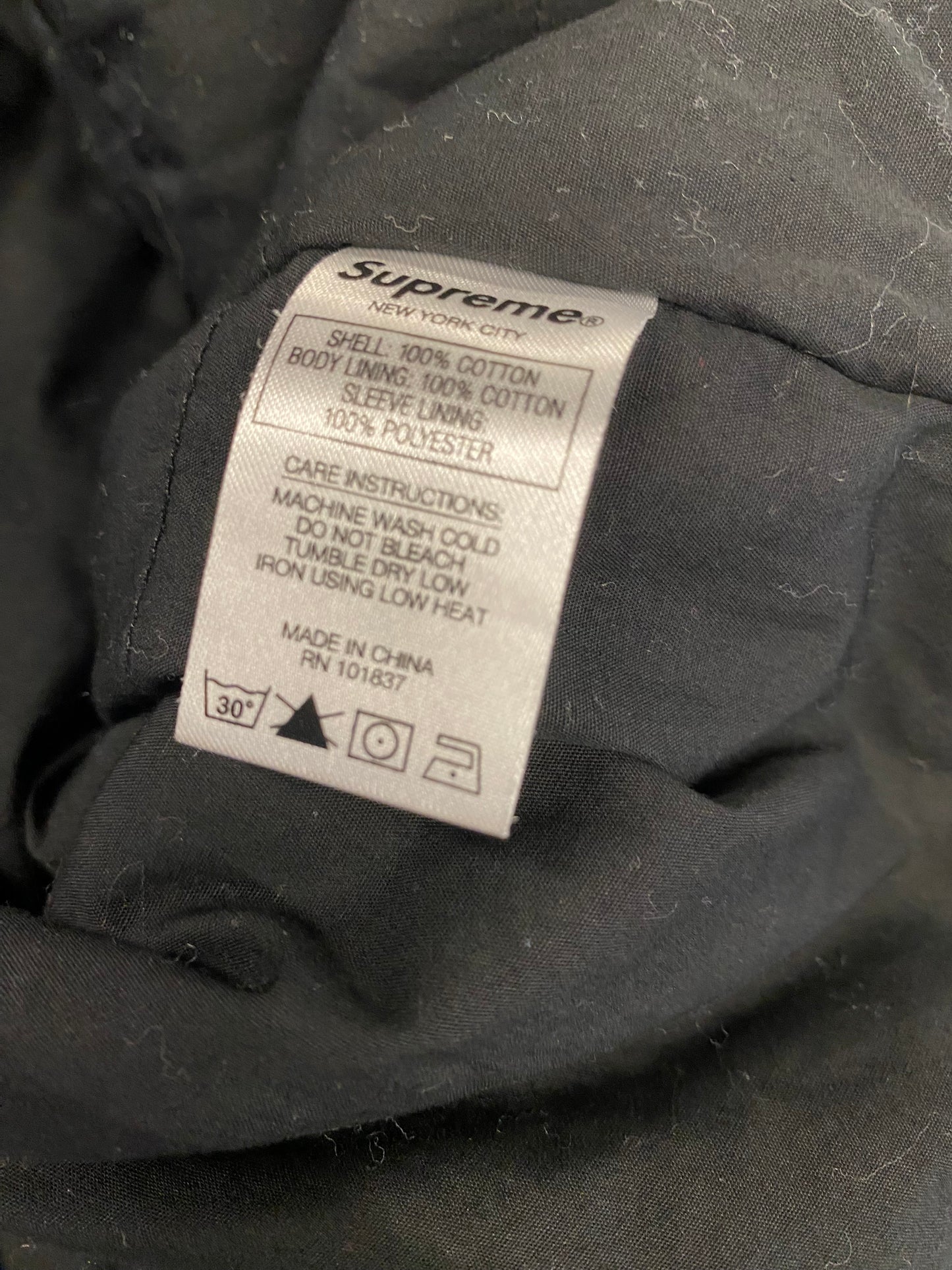 【中古】20ss Supreme Woven hooded Jacket XL