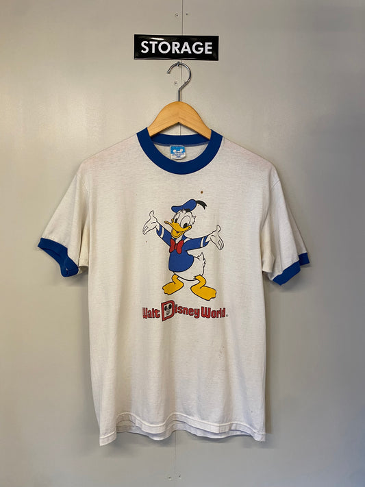 【古着】80s Disney Donald Tee L