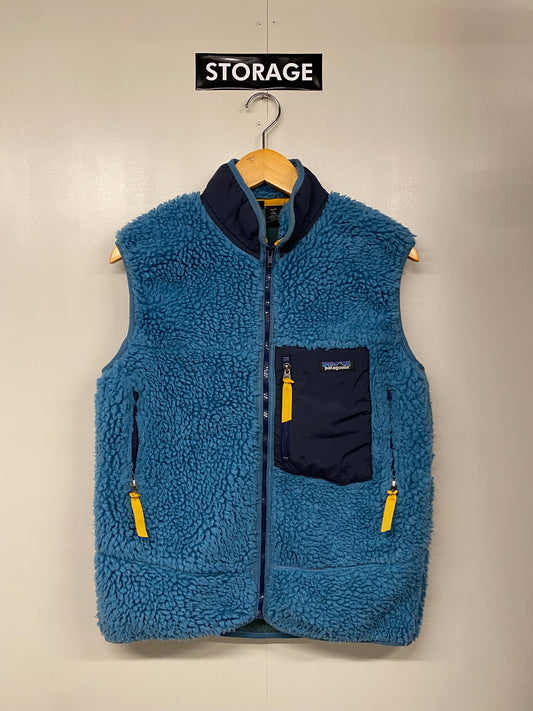 【中古】patagonia fleece retro x vest KIDS L