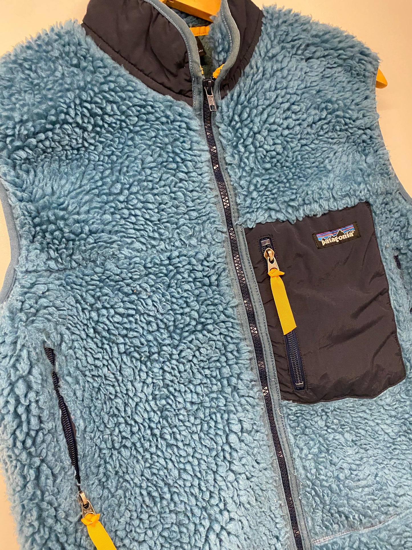 【中古】patagonia fleece retro x vest KIDS L