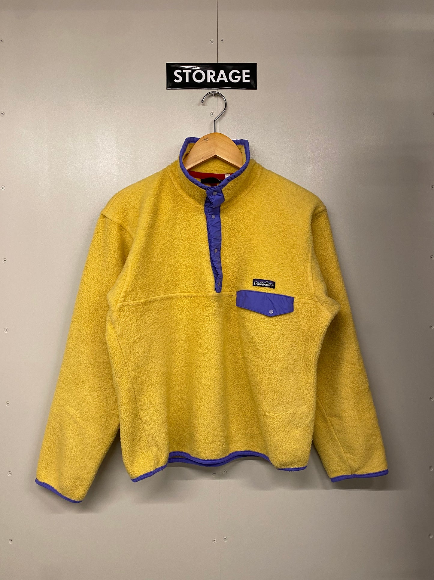 【中古】patagonia fleece SYNCHILLA snap-T jacket M
