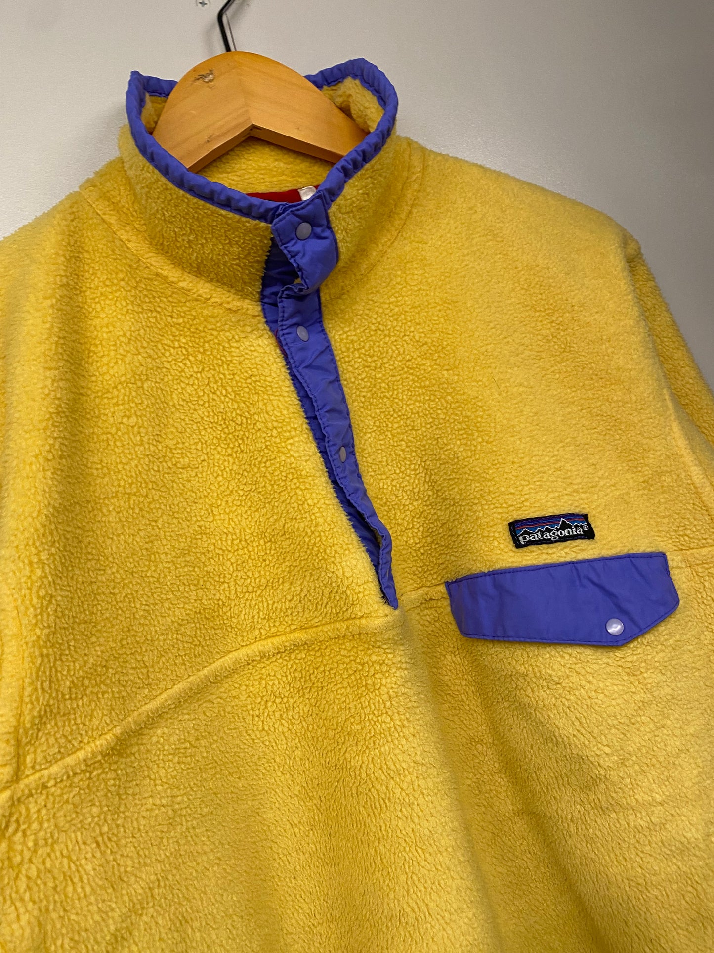 【中古】patagonia fleece SYNCHILLA snap-T jacket M