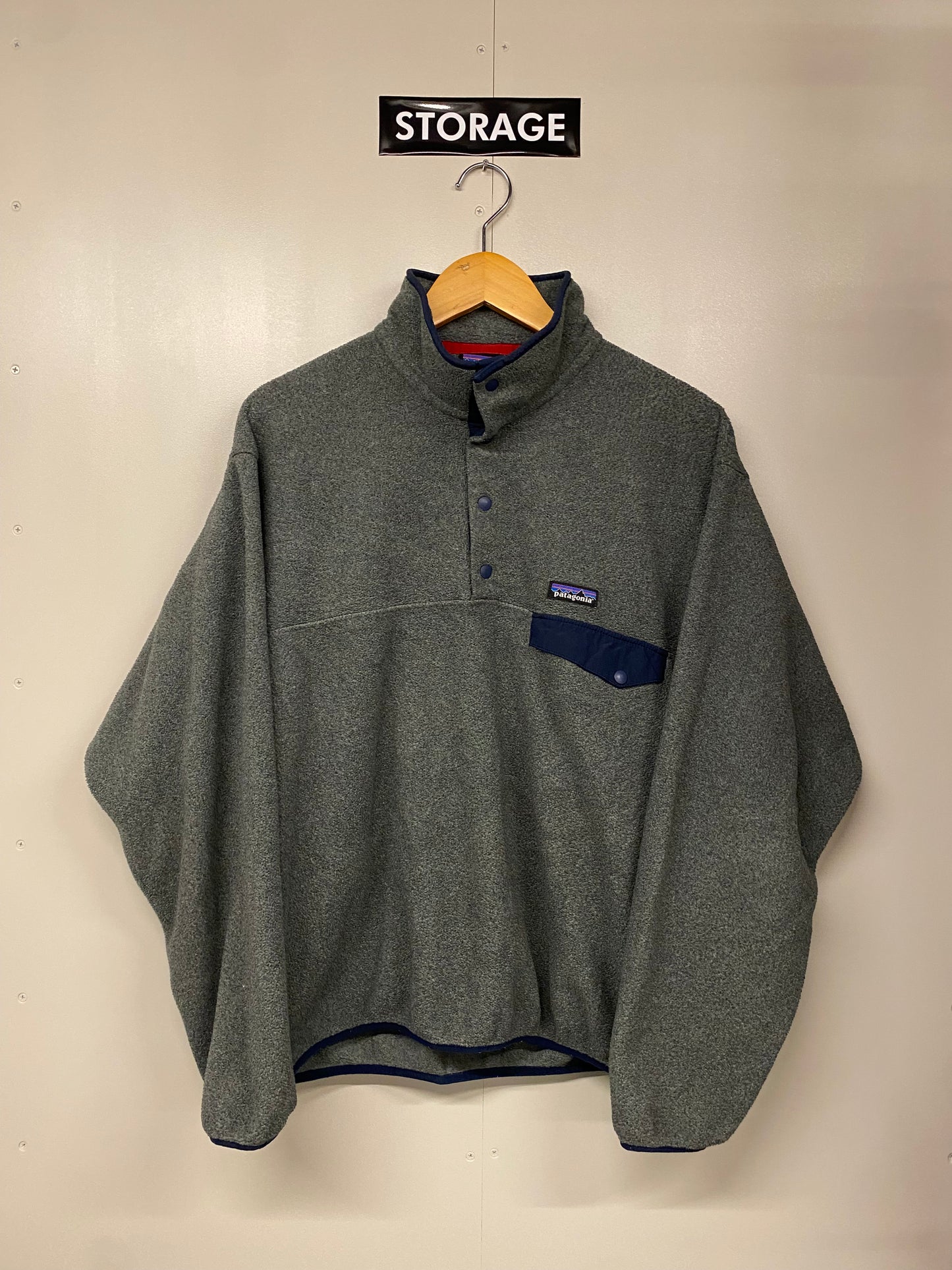 【中古】patagonia fleece SYNCHILLA snap-T jacket 45580 FA17 M