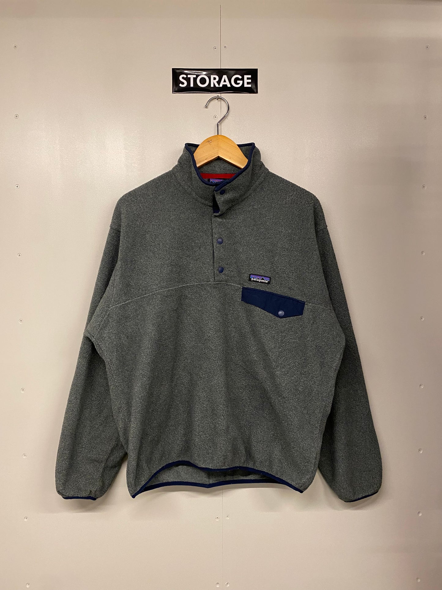 【中古】patagonia fleece SYNCHILLA snap-T jacket 45580 FA17 M