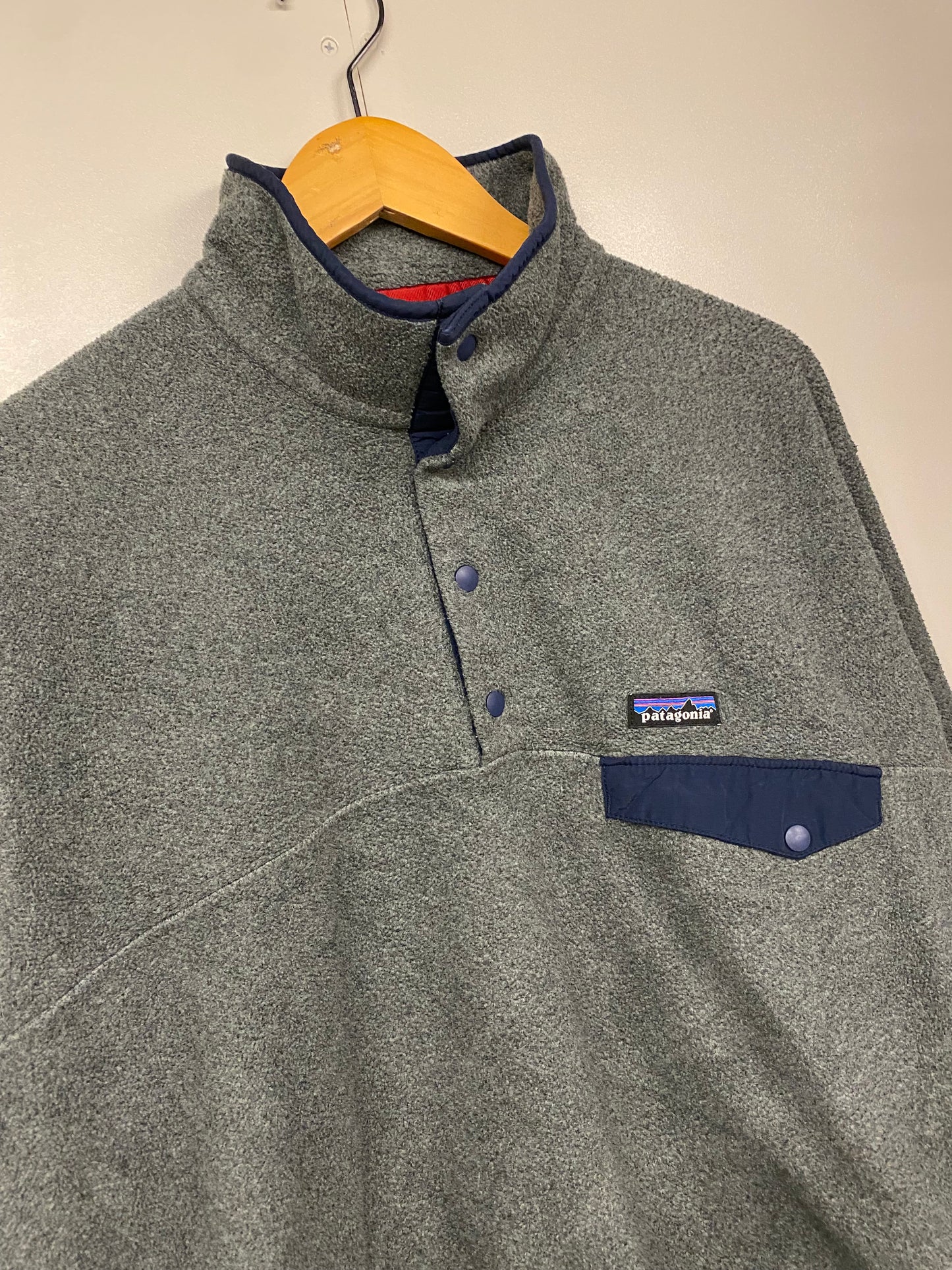 【中古】patagonia fleece SYNCHILLA snap-T jacket 45580 FA17 M