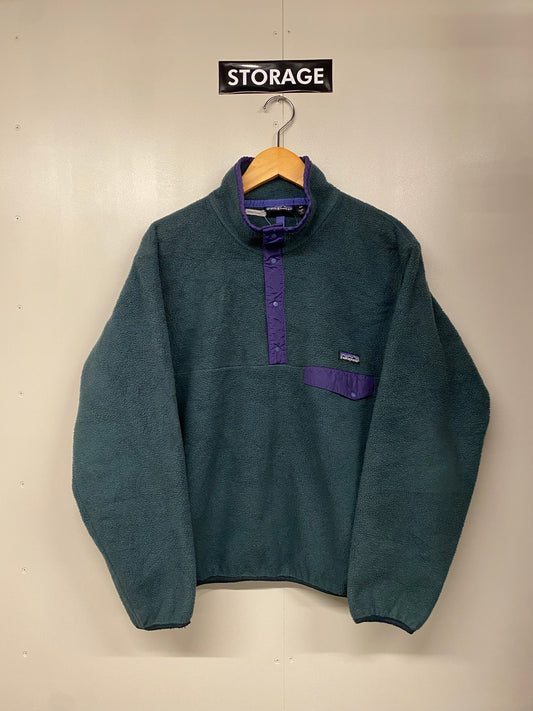 【中古】patagonia fleece SYNCHILLA snap-T jacket M