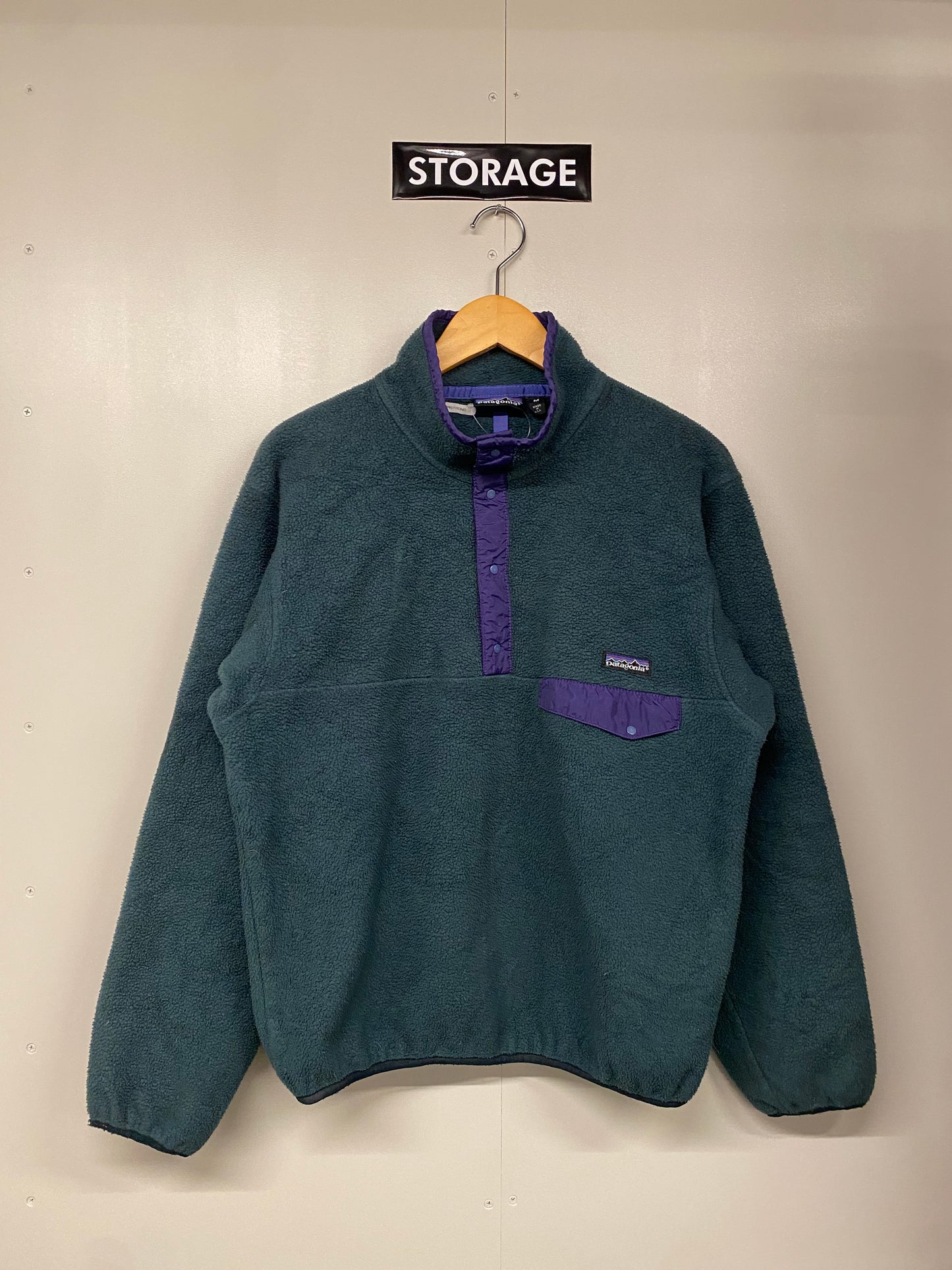 【中古】patagonia fleece SYNCHILLA snap-T jacket M