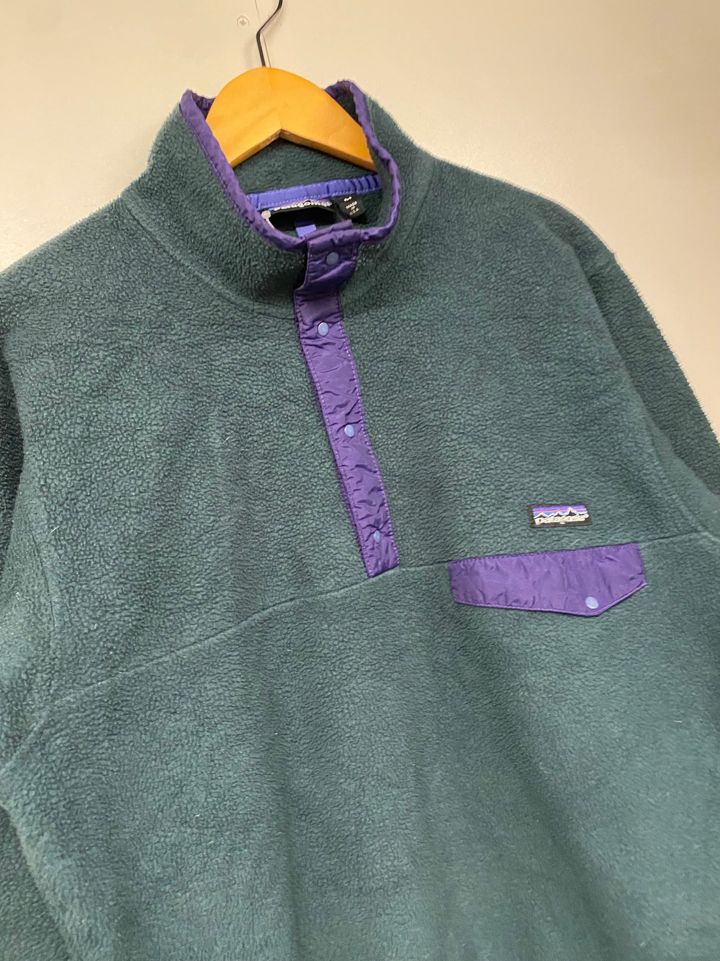 【中古】patagonia fleece SYNCHILLA snap-T jacket M