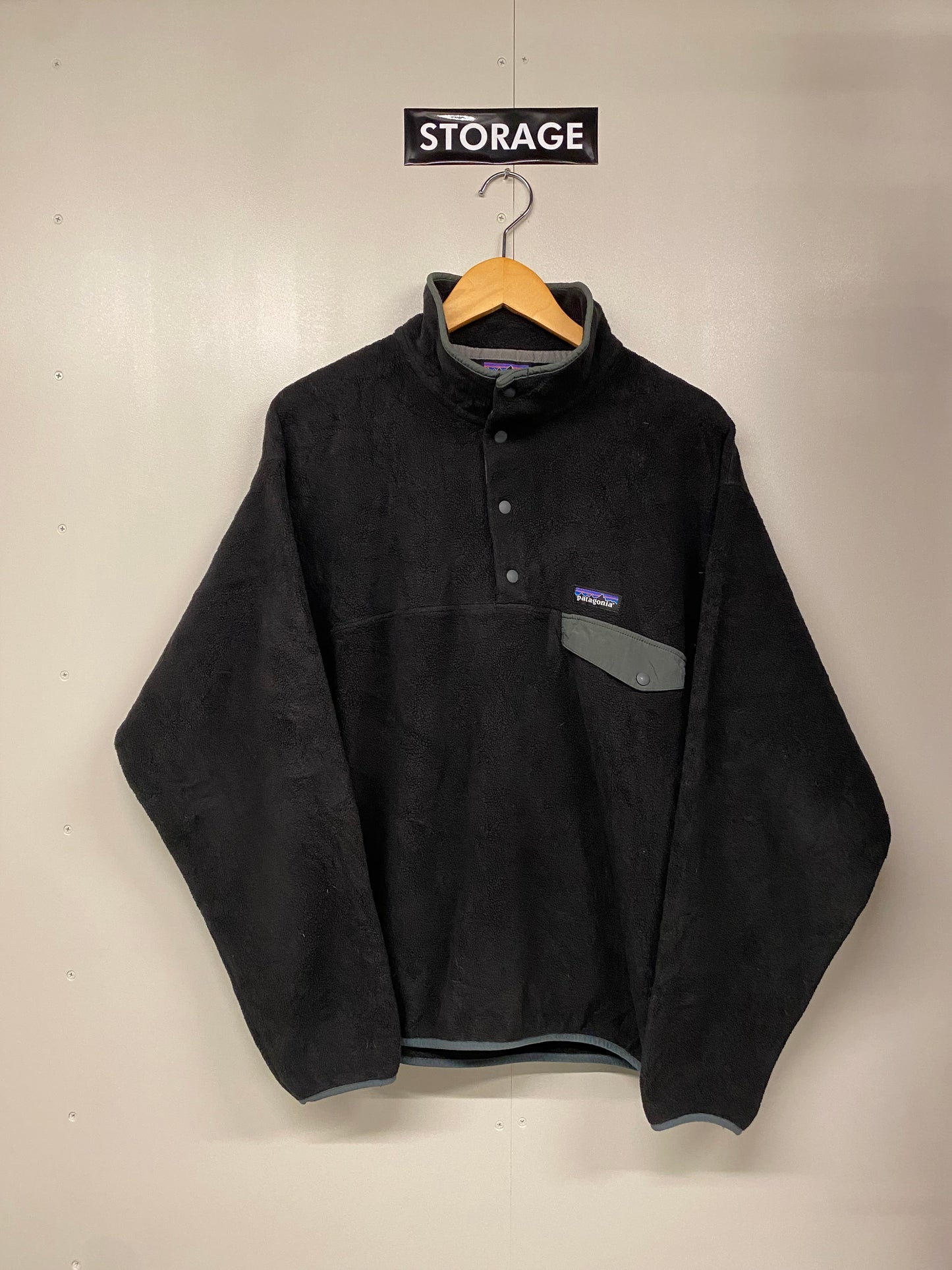 【中古】patagonia fleece SYNCHILLA snap-T jacket 25580 FA18 L