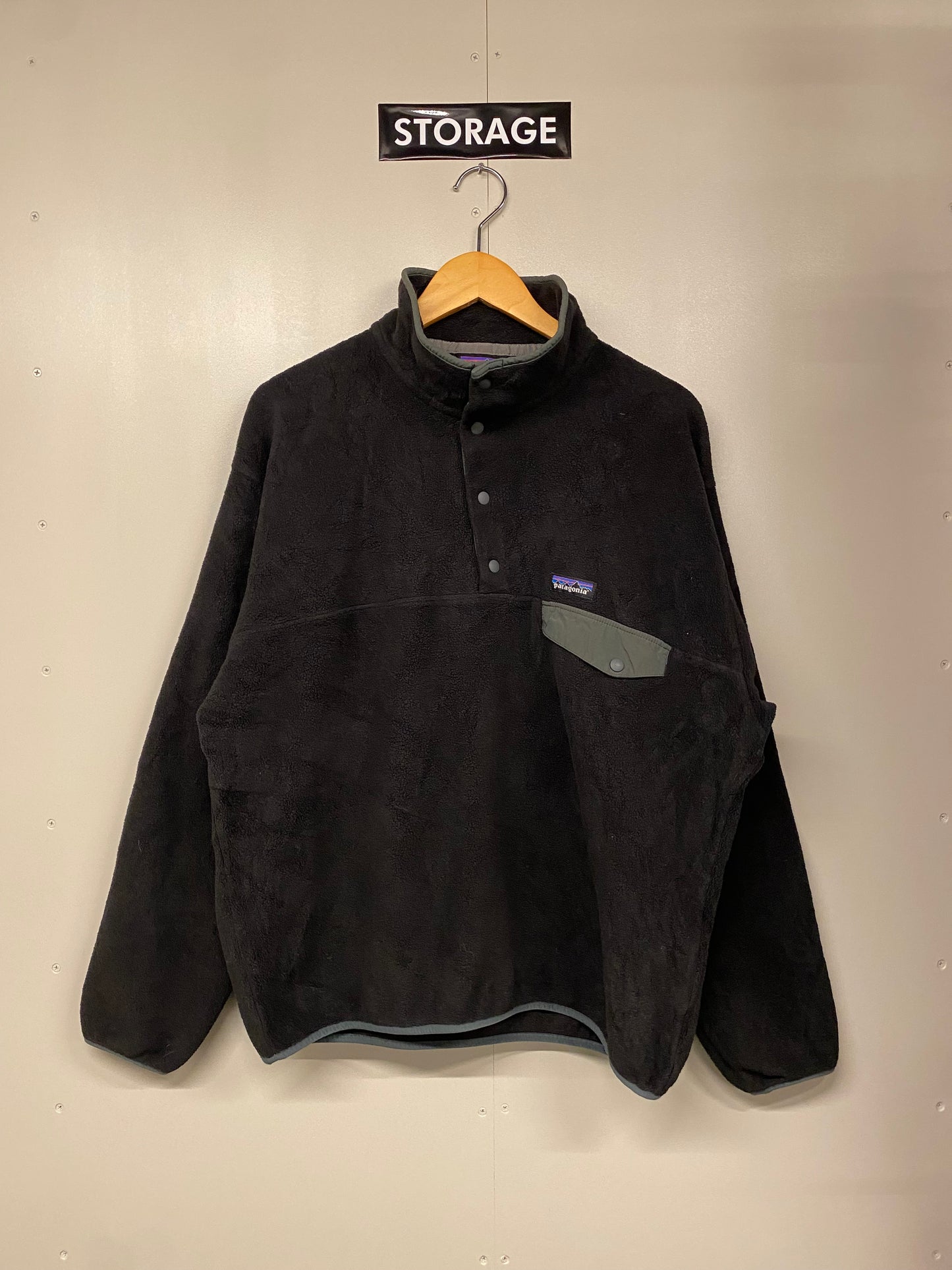 【中古】patagonia fleece SYNCHILLA snap-T jacket 25580 FA18 L