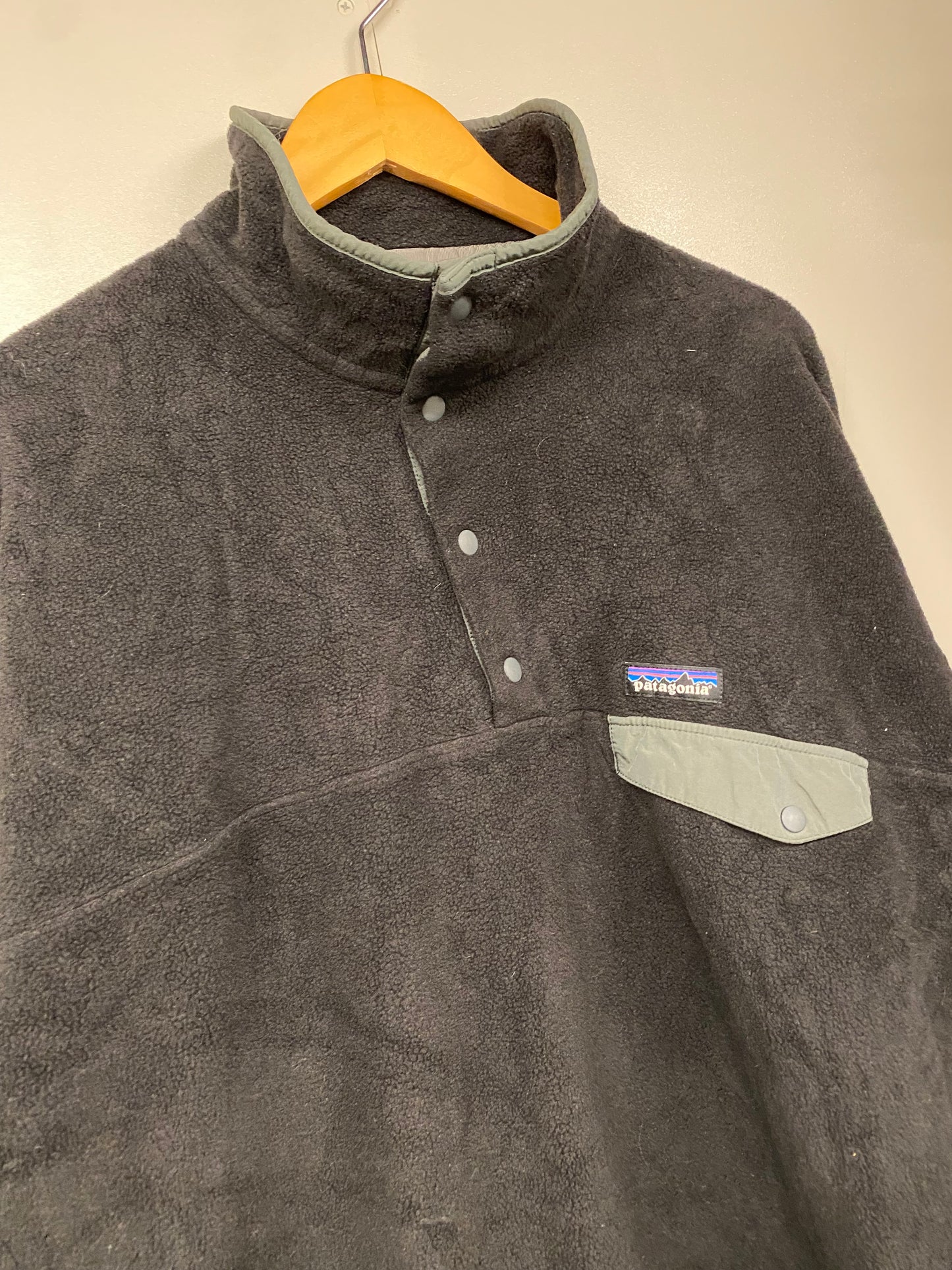 【中古】patagonia fleece SYNCHILLA snap-T jacket 25580 FA18 L