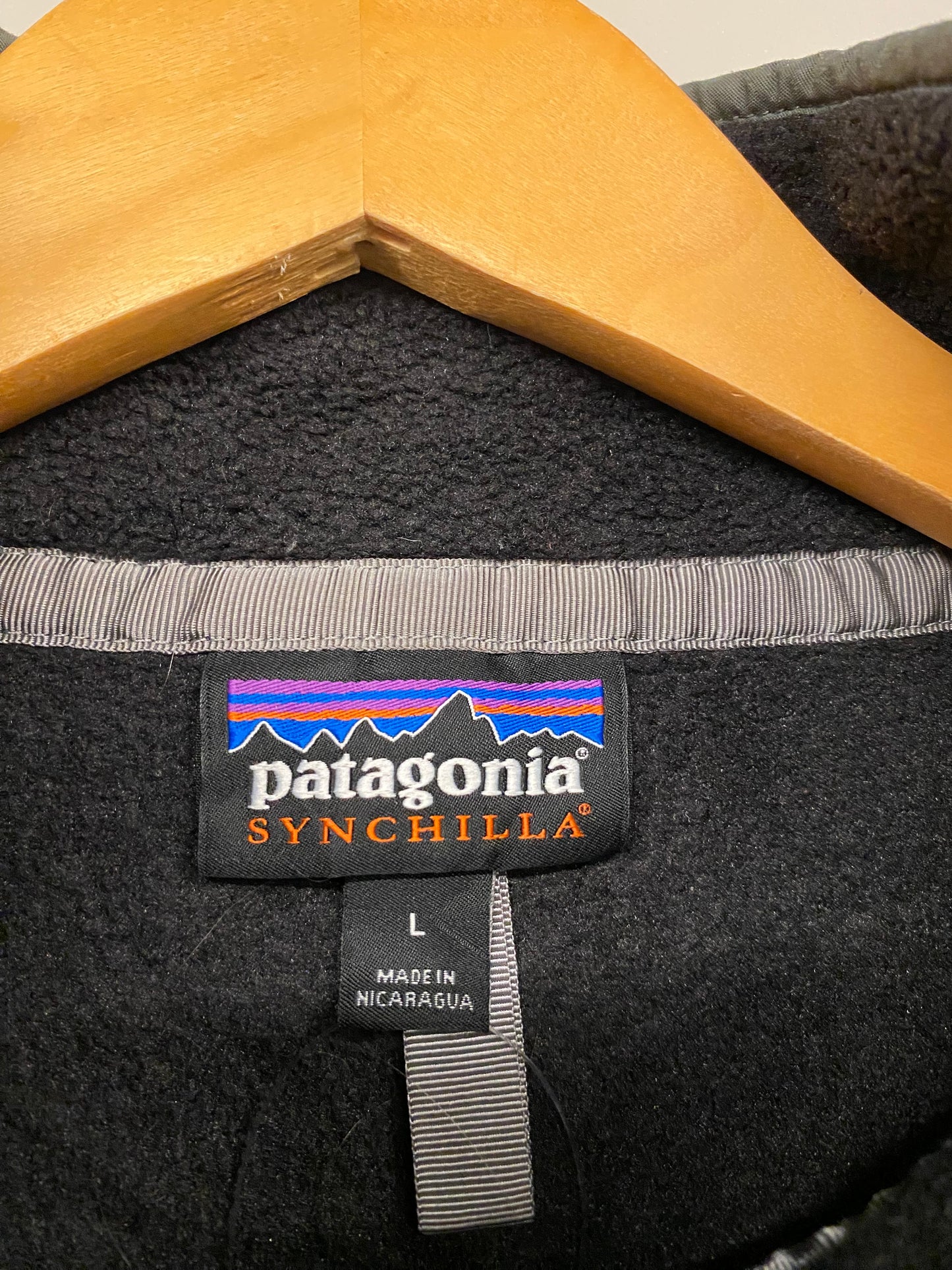 【中古】patagonia fleece SYNCHILLA snap-T jacket 25580 FA18 L