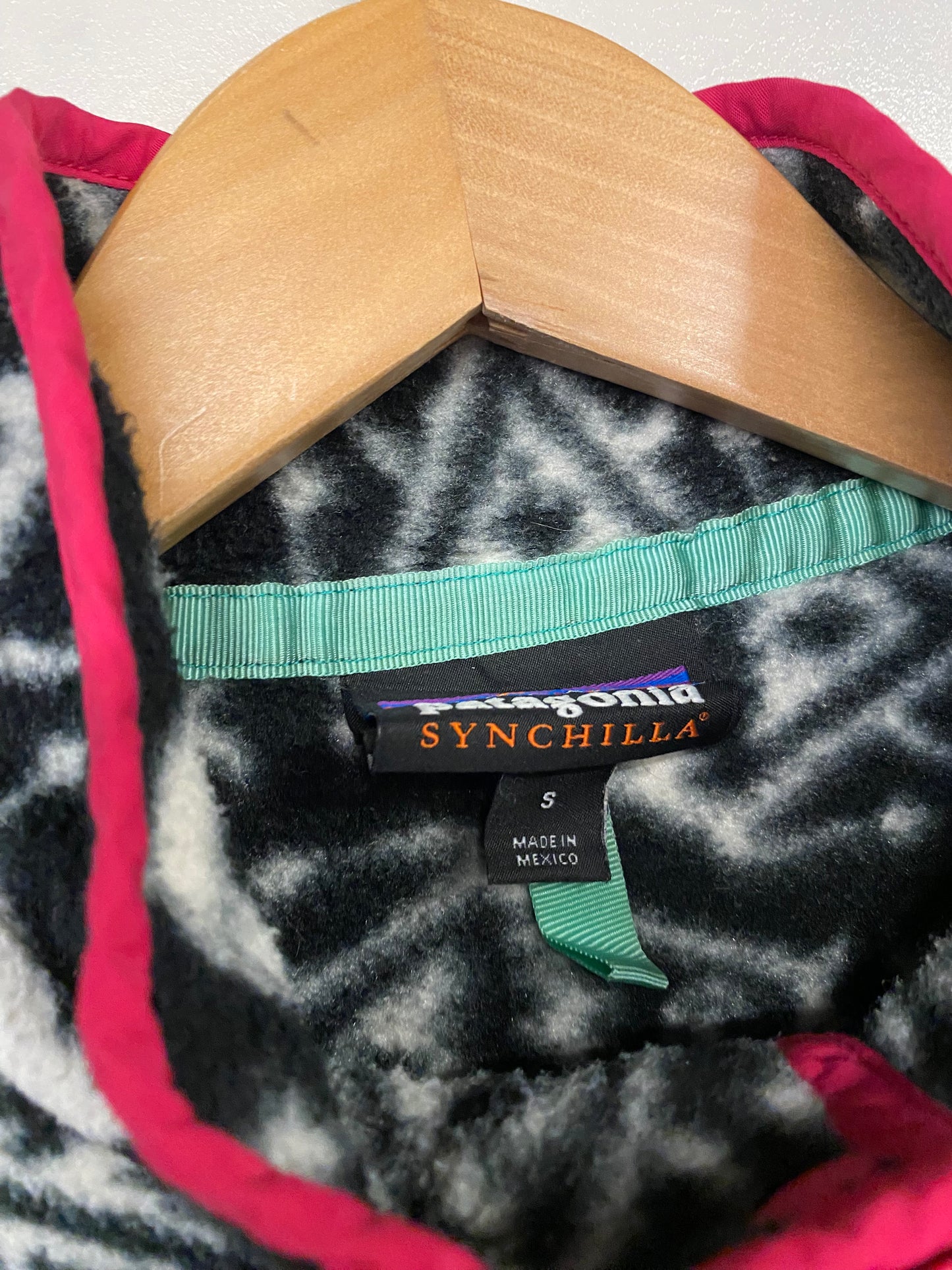 【古着】patagonia fleece SYNCHILLA snap-T jacket 25455 SP17 S
