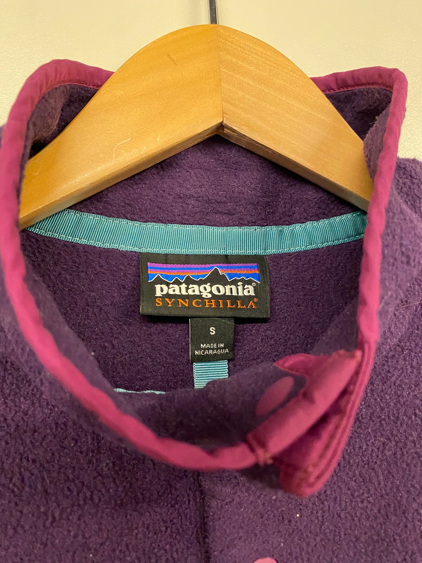 【古着】patagonia fleece SYNCHILLA snap-T jacket 25455 FA16 S