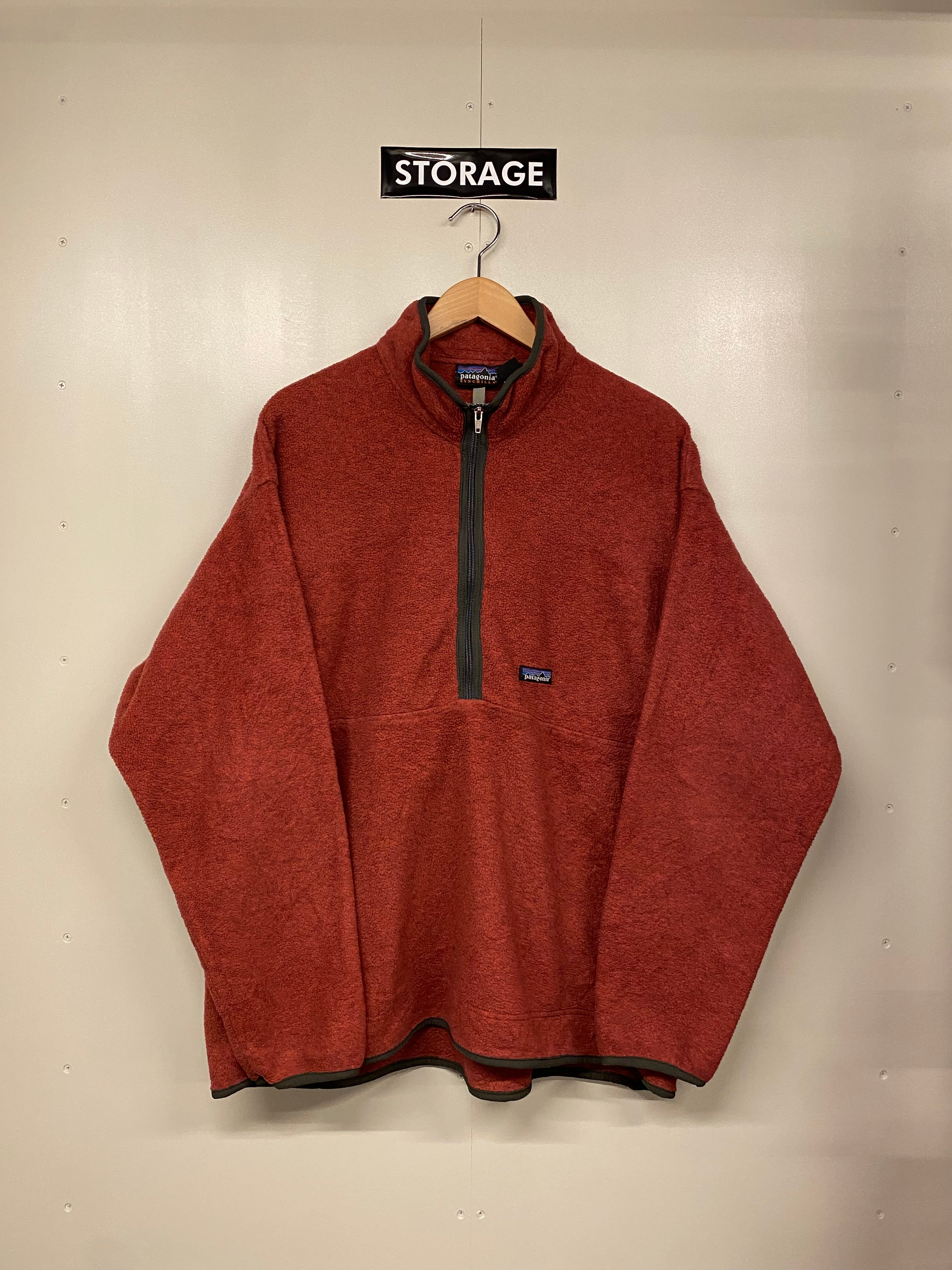 Patagonia Synchilla 25735 Half-Zip Fleece Pullover, Men's Size Small unclear navy blue type Vintage Second Hand