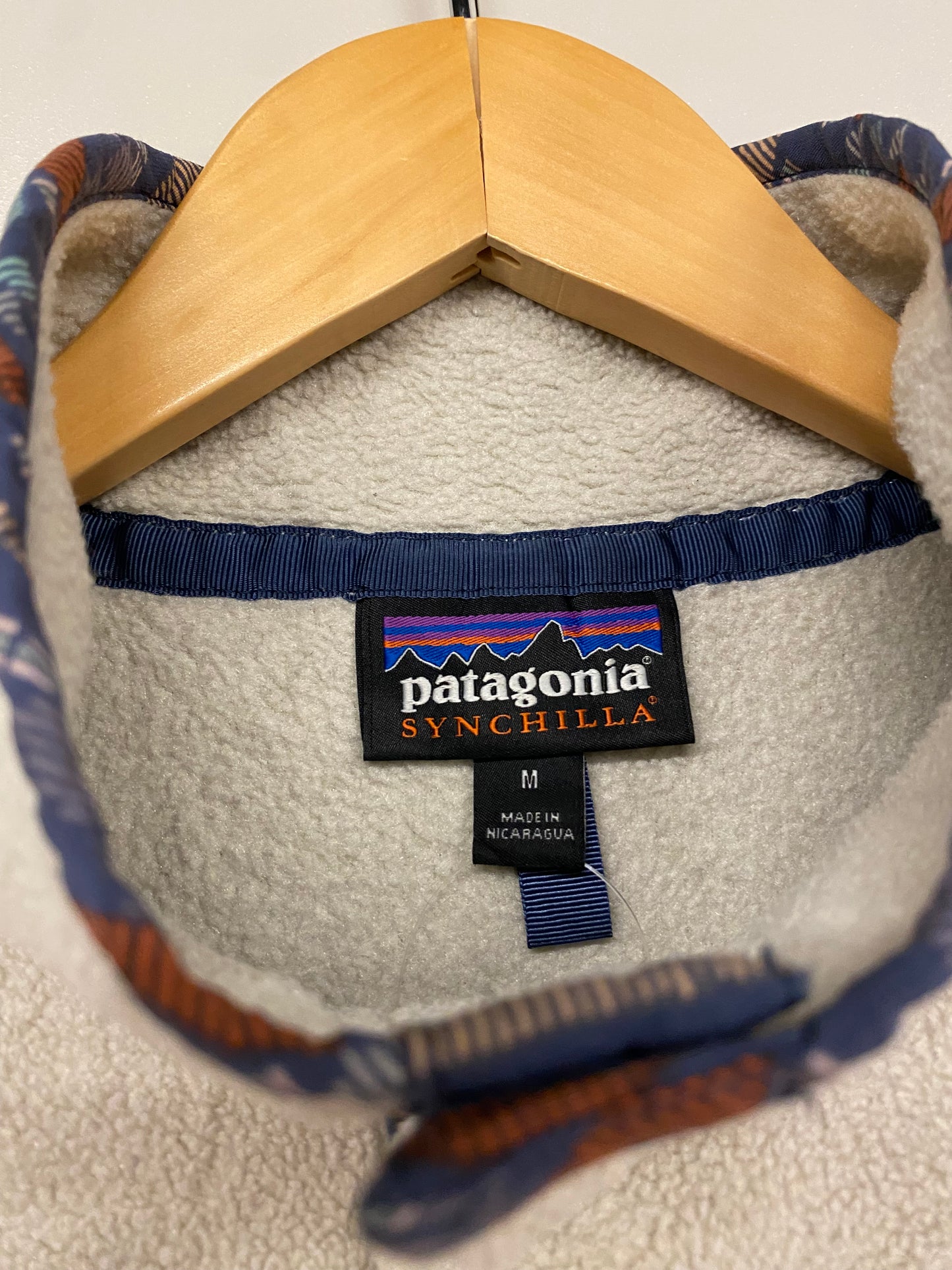 【古着】patagonia fleece SYNCHILLA snap-T jacket 25455 FA18 M