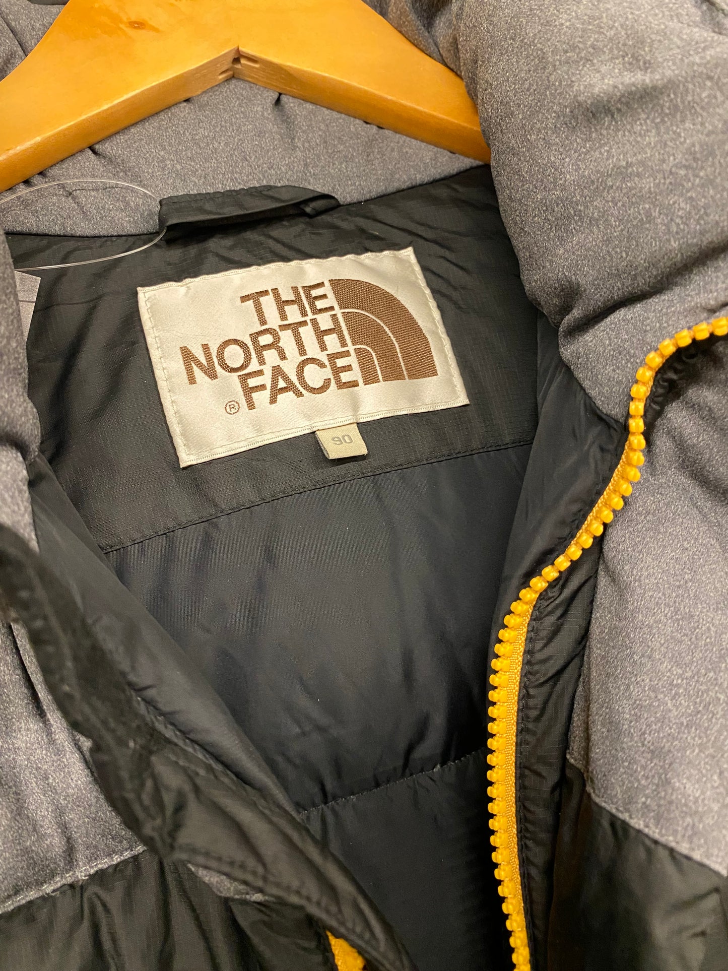 【古着】THE NORTH FACE WHITE LABEL down jacket S