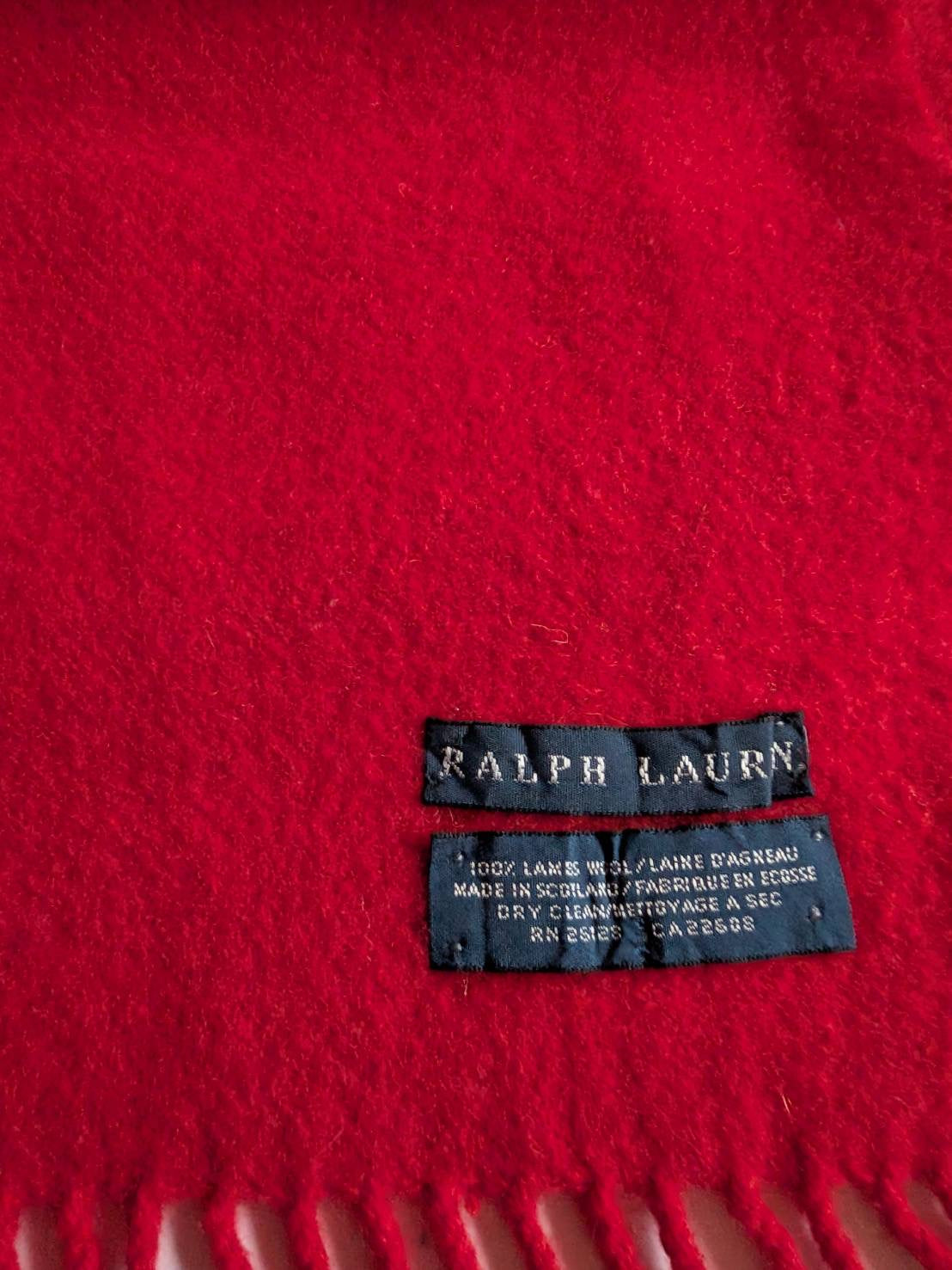 【古着】Ralph Lauren wool scarf