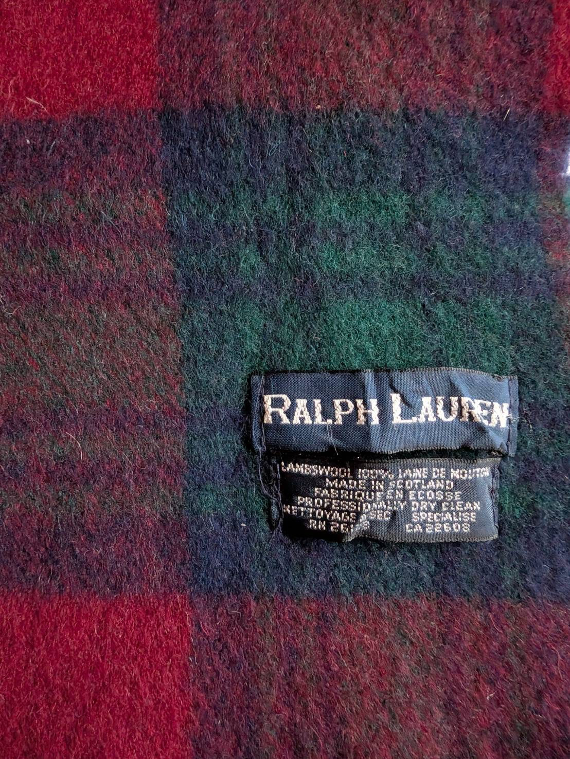 【古着】Ralph Lauren wool scarf