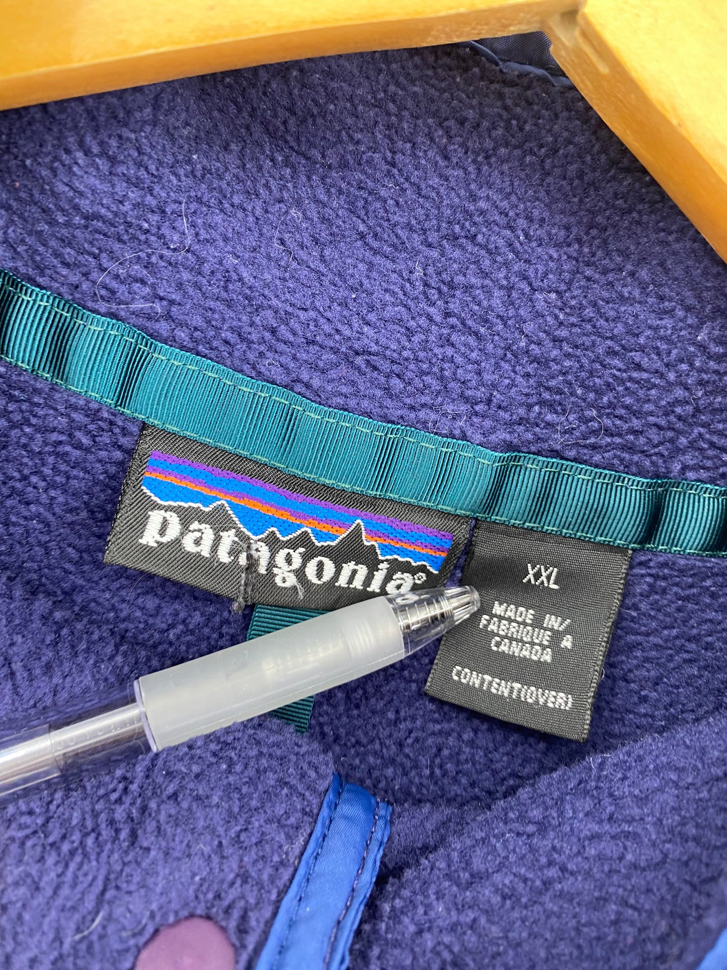 【古着】patagonia fleece SYNCHILLA snap-T jacket 25450 F5 XXL