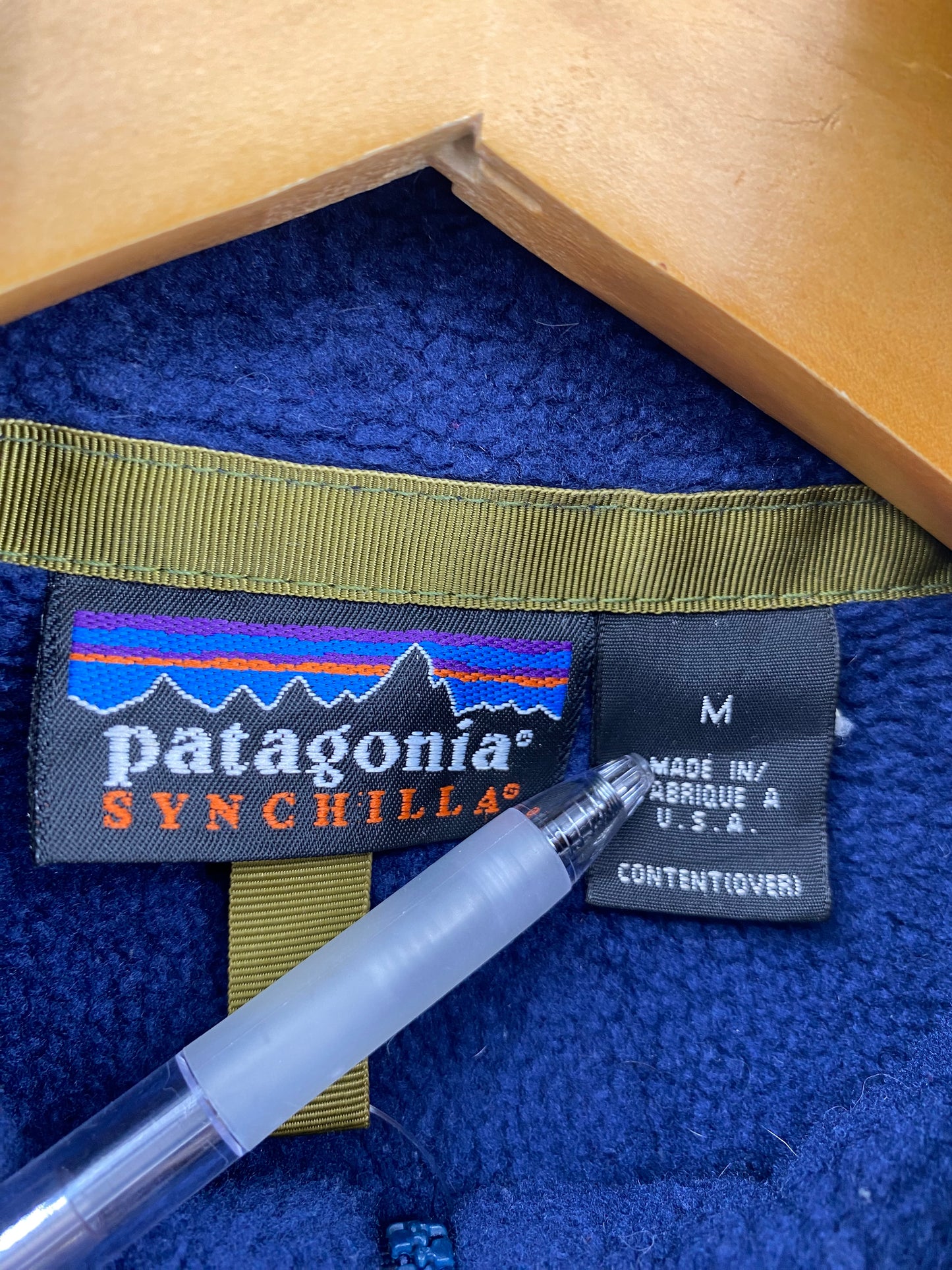 【古着】patagonia SYNCHILLA fleece jacket 25410 FA98 M
