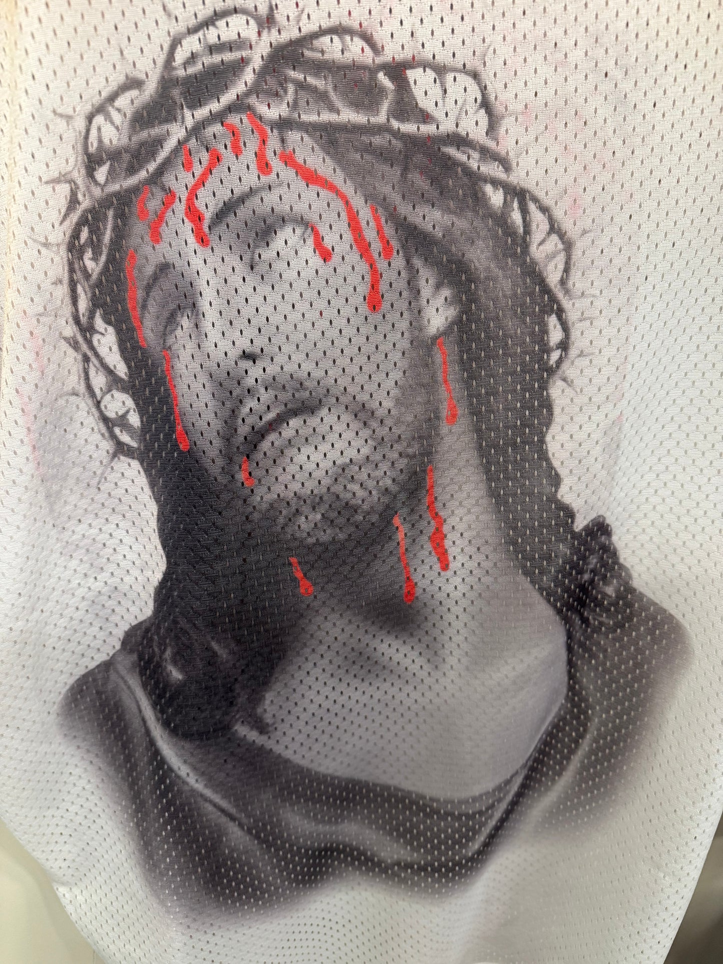 【中古】supreme 14ss Jesus Football shirt M