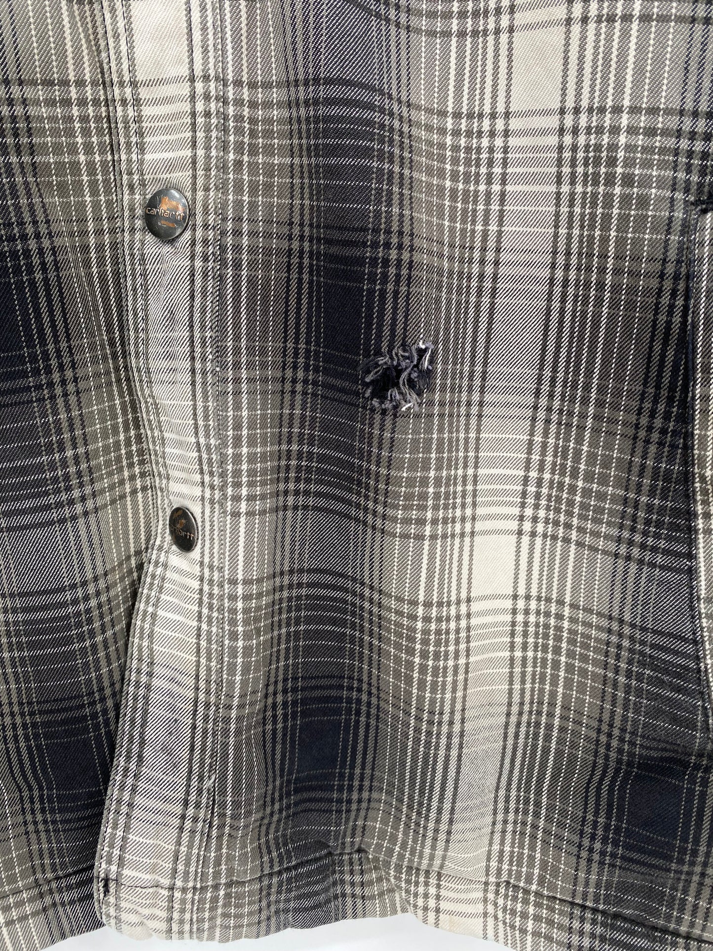 【古着】carhartt Flannel Sherpa Lined shirt L