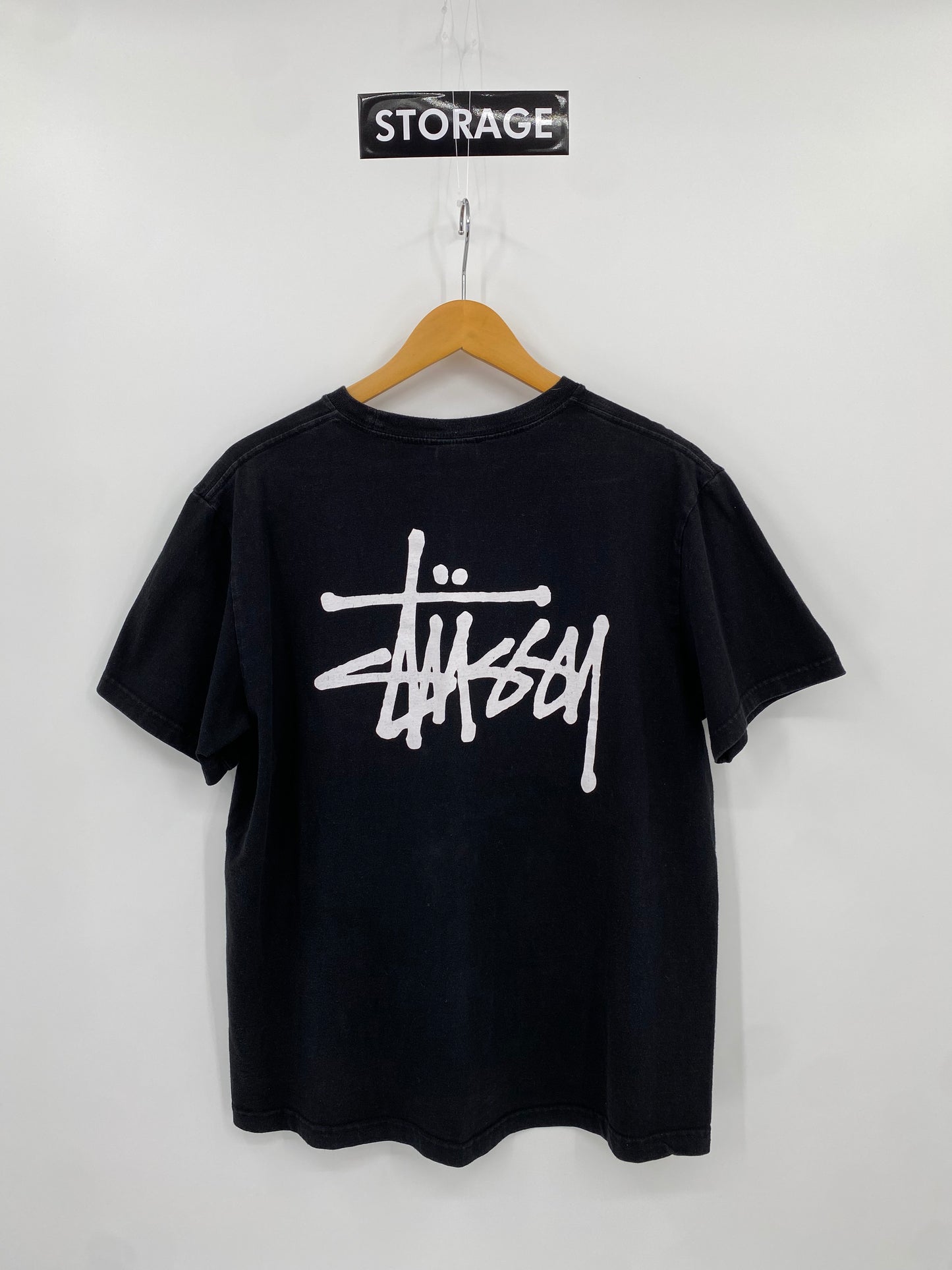 【古着】STUSSY Logo Tee M