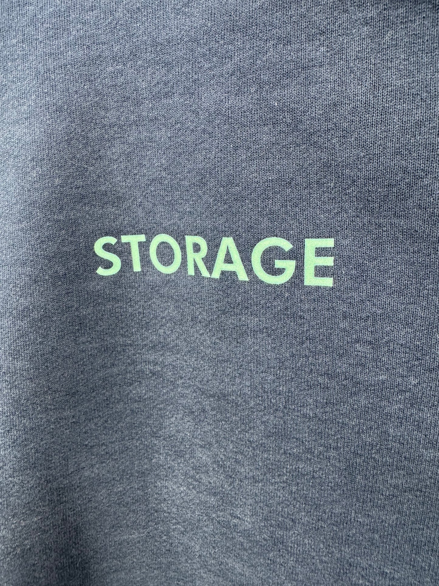 【古着】Russell Athletic 90s "STORAGE" Print Sweat Shirt