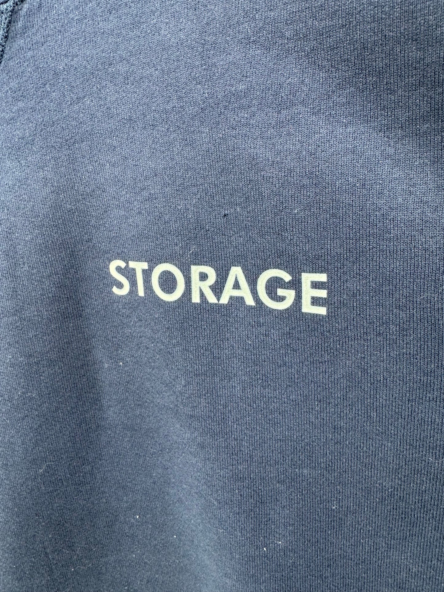 【古着】Russell Athletic 90s "STORAGE" Print Sweat Shirt